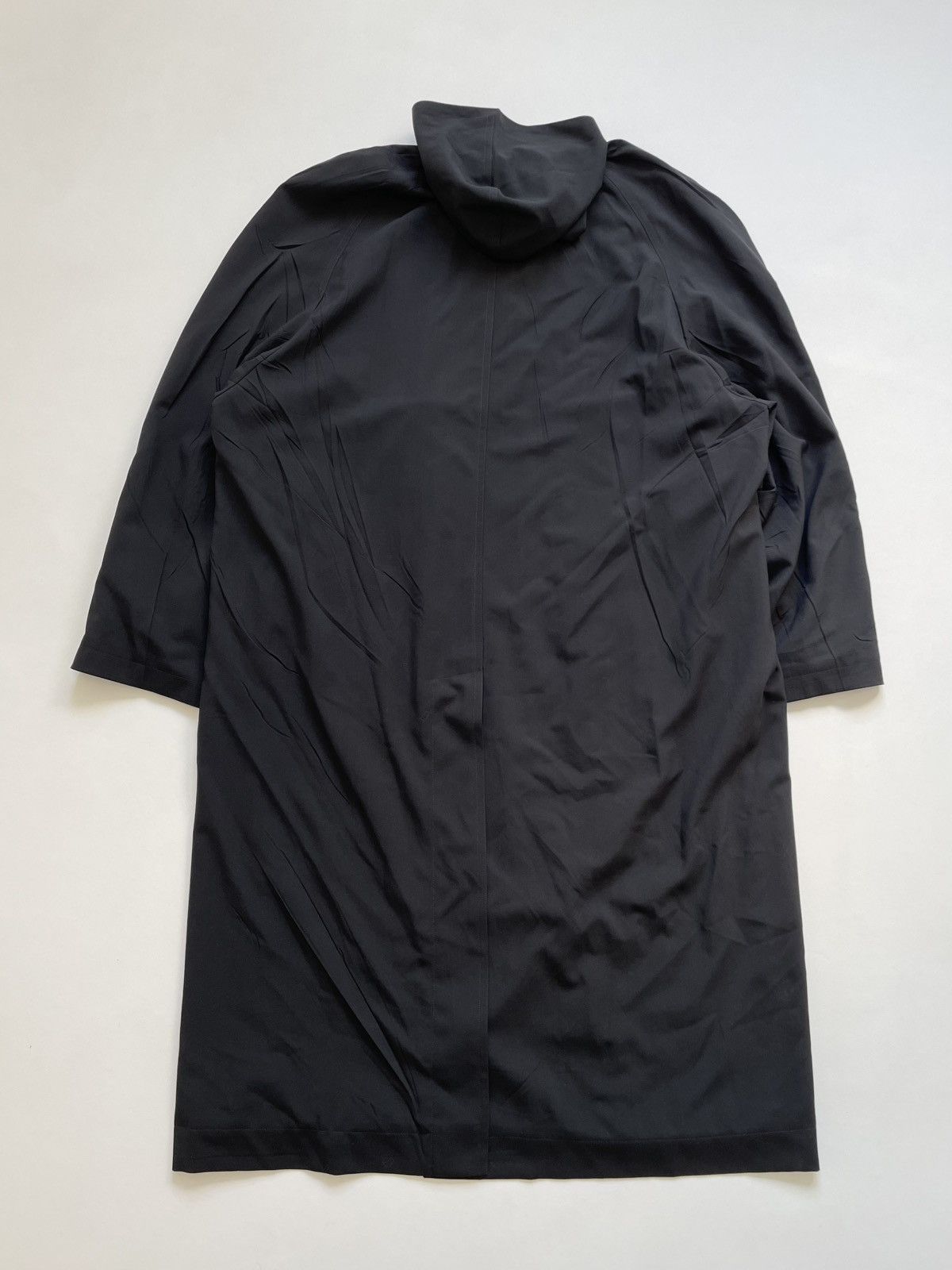 Balenciaga S/S 24 Black Wool Hooded Cloak Jacket Size US XL / EU 56 / 4 - 16 Thumbnail