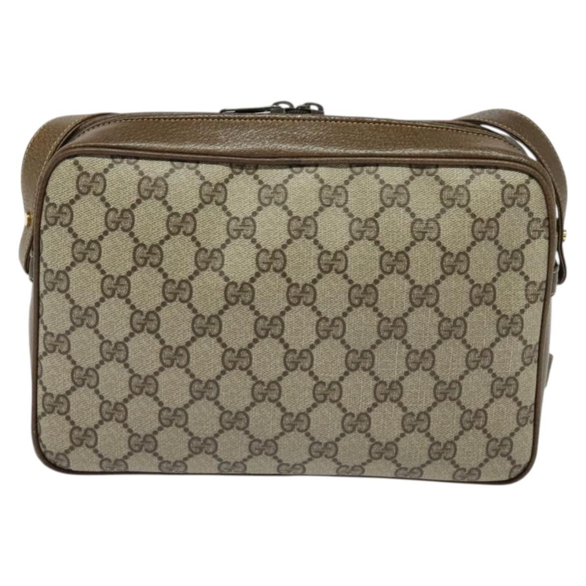 Gucci GUCCI GG Supreme Shoulder Bag Pvc Beige Gold Size ONE SIZE - 3 Thumbnail
