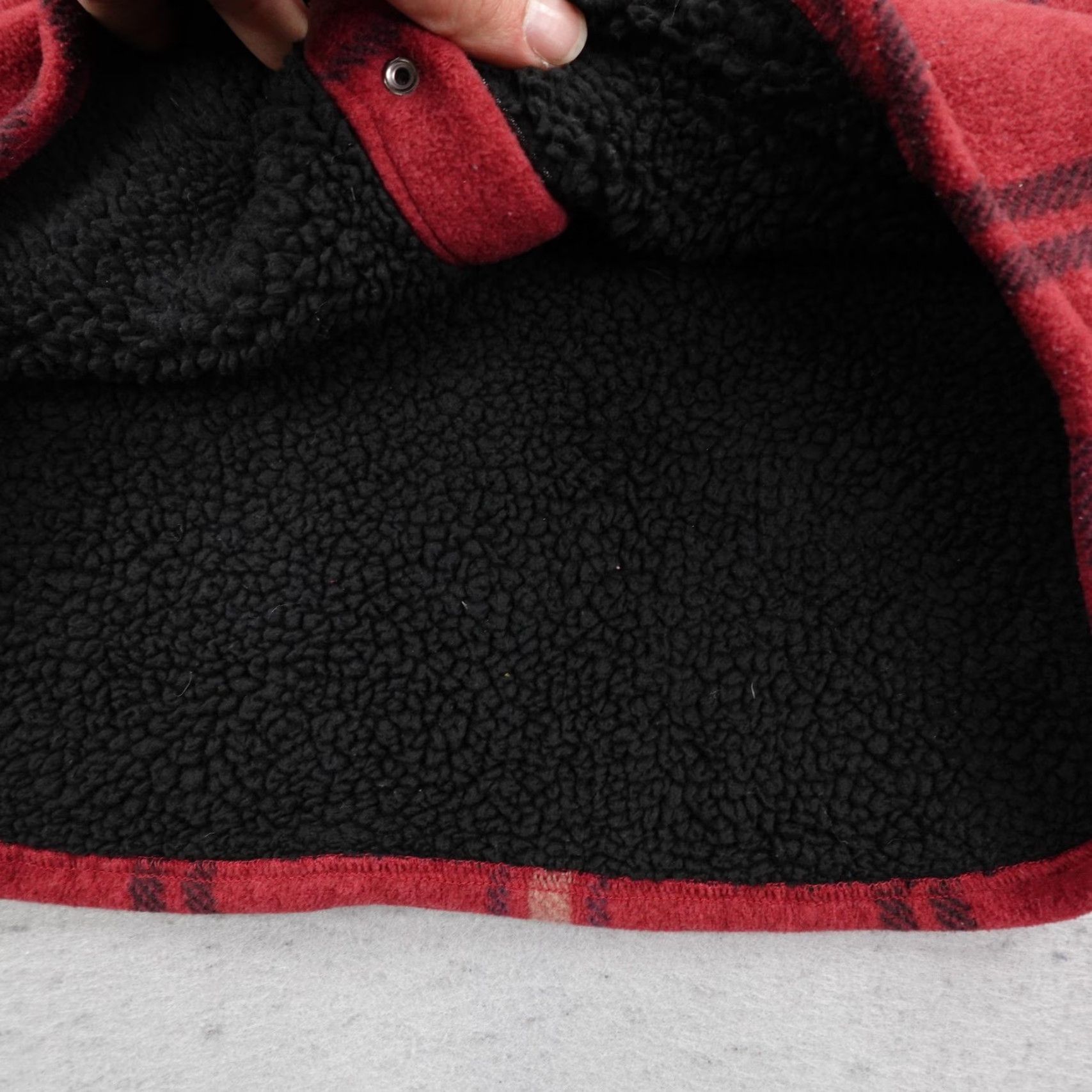 O'Neill O'Neill Jacket Mens Medium Red Plaid Superfleece Sherpa Lined Shacket Button Up Size US M / EU 48-50 / 2 - 4 Thumbnail