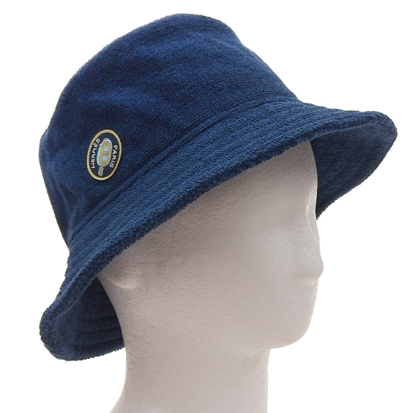 Hermès Harper58 Cotton Bucket Hat Hermès Harper bucket hat Encre | BagUSeek main image 2