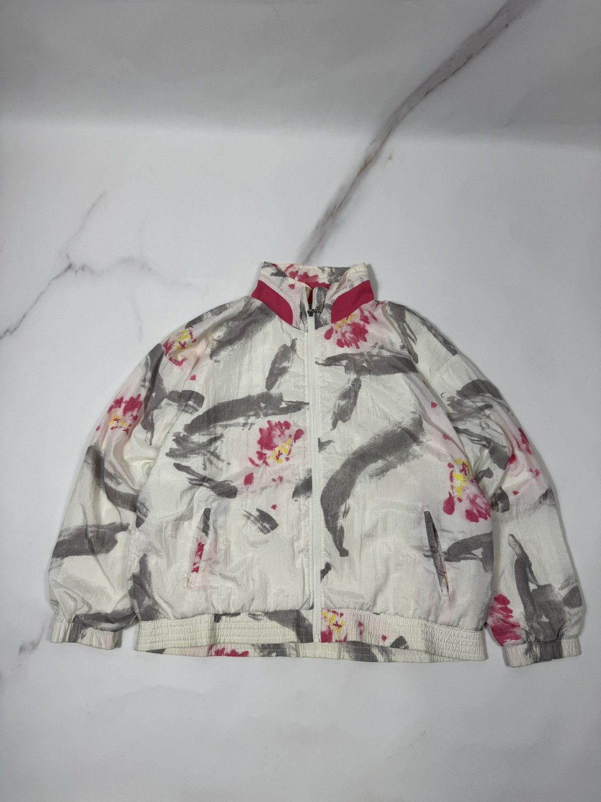 Sergio Tacchini Vintage Sergio Tacchini Nylon 90s Zip Jacket Size US M / EU 48-50 / 2 - 1 Thumbnail