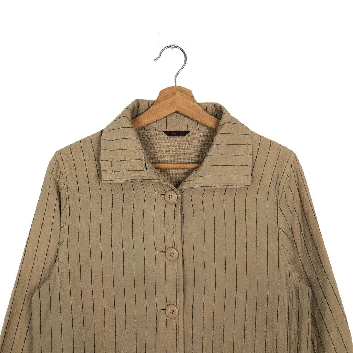 Issey Miyake 🔥VINTAGE PIN STRIPE BOMBER JACKET TORINO ISSEY MIYAKE Size US M / EU 48-50 / 2 - 2 Thumbnail