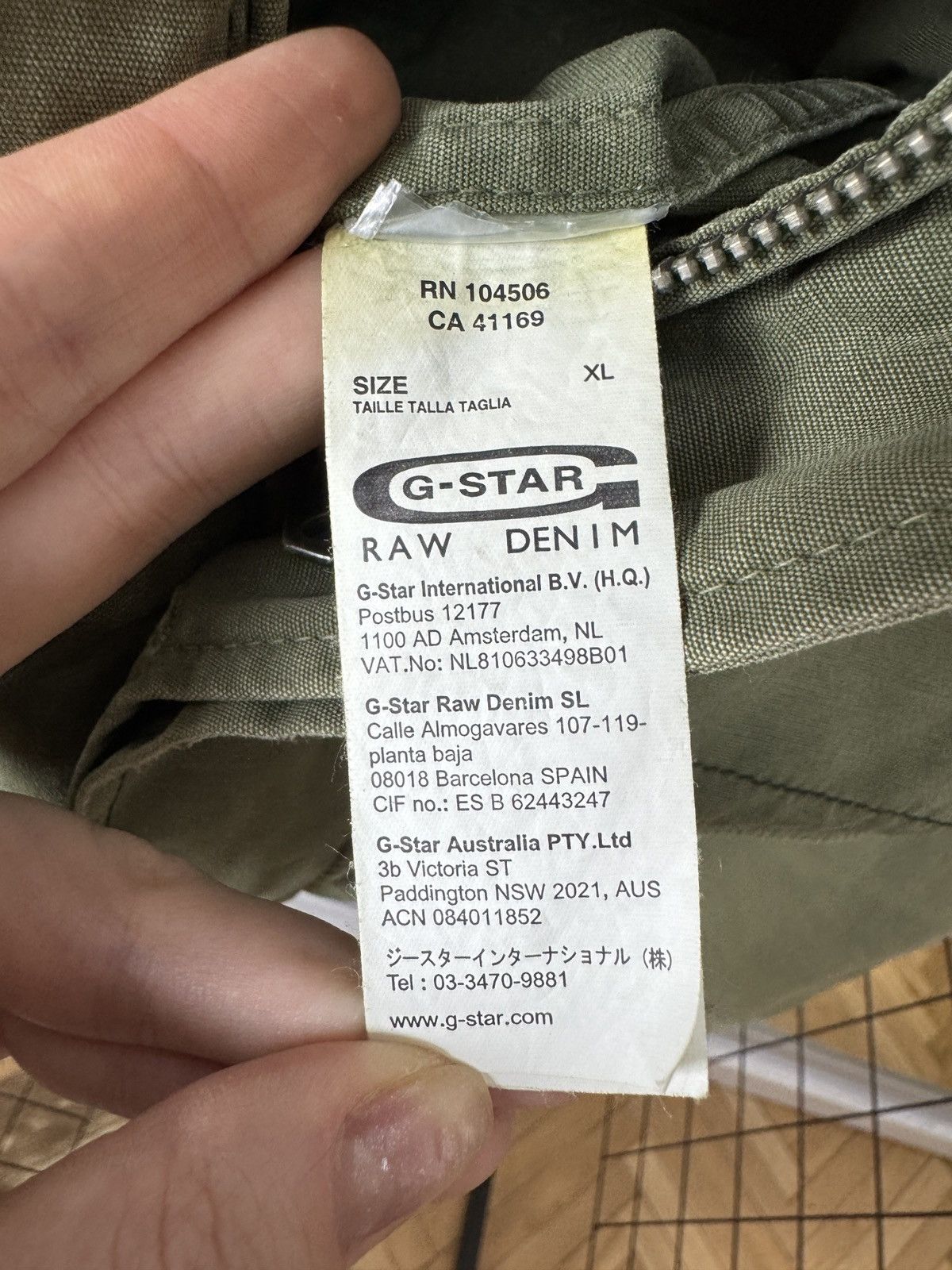 G-Star G-Star Raw vintage faded cotton trench overshirt jacket Size US XL / EU 56 / 4 - 19 Thumbnail