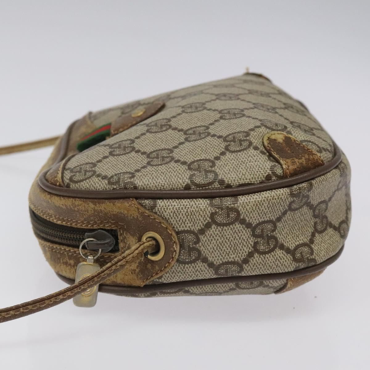 Gucci GUCCI GG Supreme Web Sherry Line Shoulder Bag Pvc Beige 89 Size ONE SIZE - 5 Thumbnail