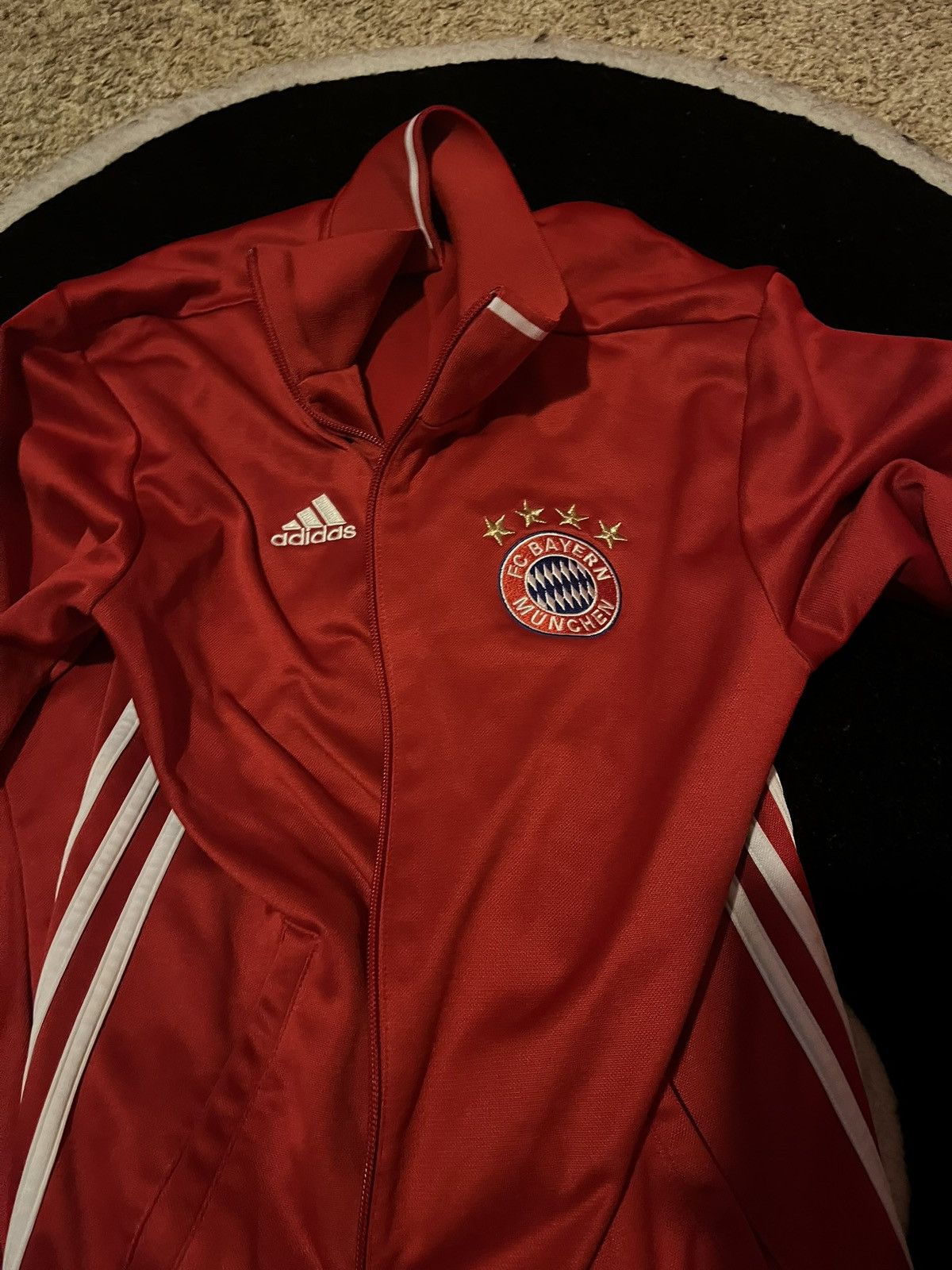 Adidas Bayern Munich Team Warm up Jacket Size US XXS / EU 40 - 1 Thumbnail