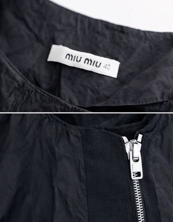 Miu Miu Miu Miu Vintage Black Maxi Skirt with Button Zip Detail Size 27" / US 4 / IT 40 - 2 Thumbnail
