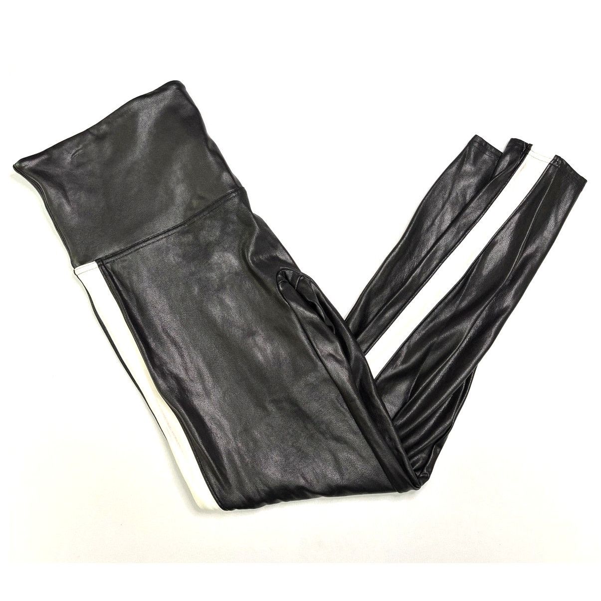 Spanx Size 1X | NEW Spanx Faux Leather Tummy Control Leggings Size 40" / US 18 - 4 Thumbnail
