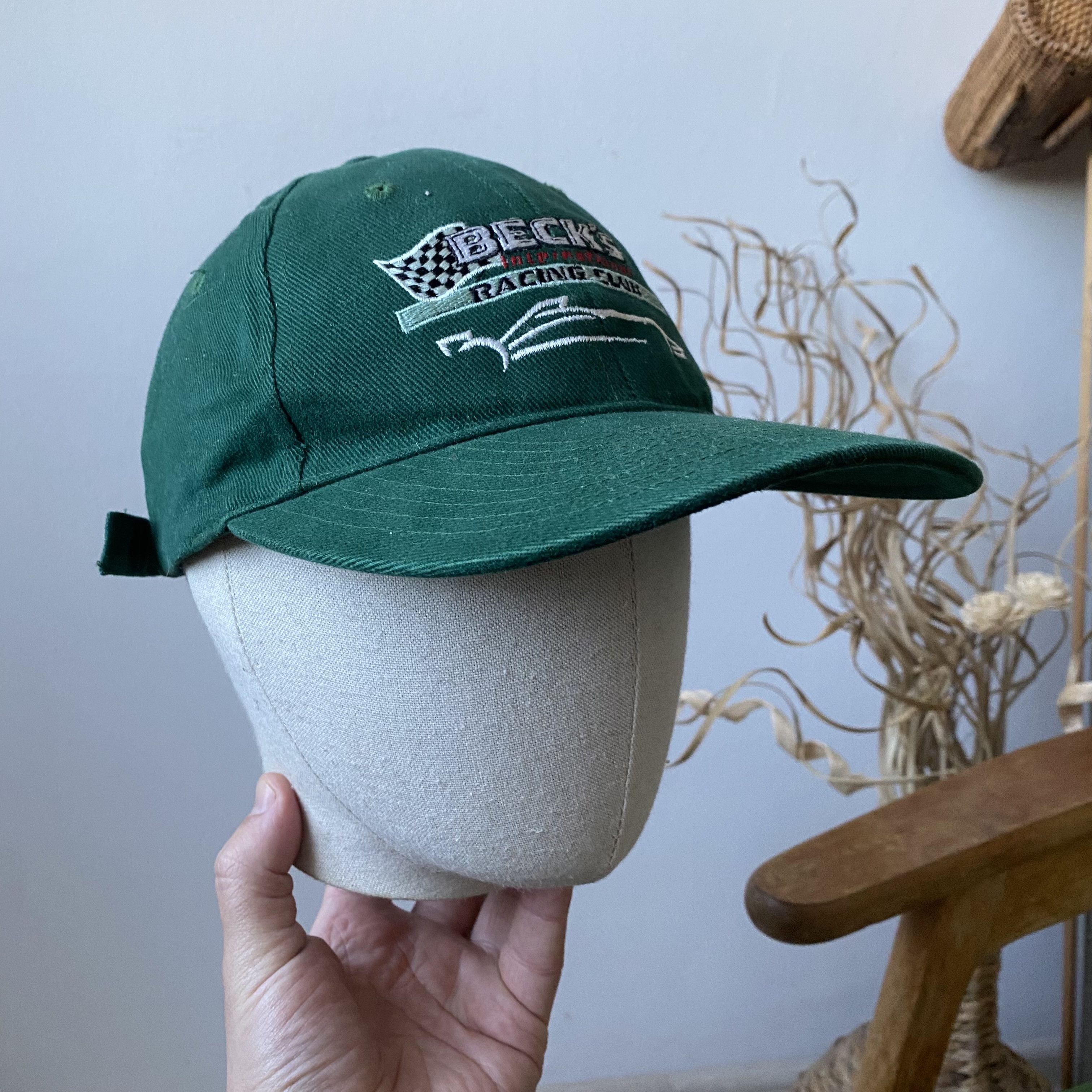 Drink Beer Save Water 🍺 Vintage 90s Beer BECK'S Cap Racing Club Corona Carlsberg Size ONE SIZE - 1 Thumbnail