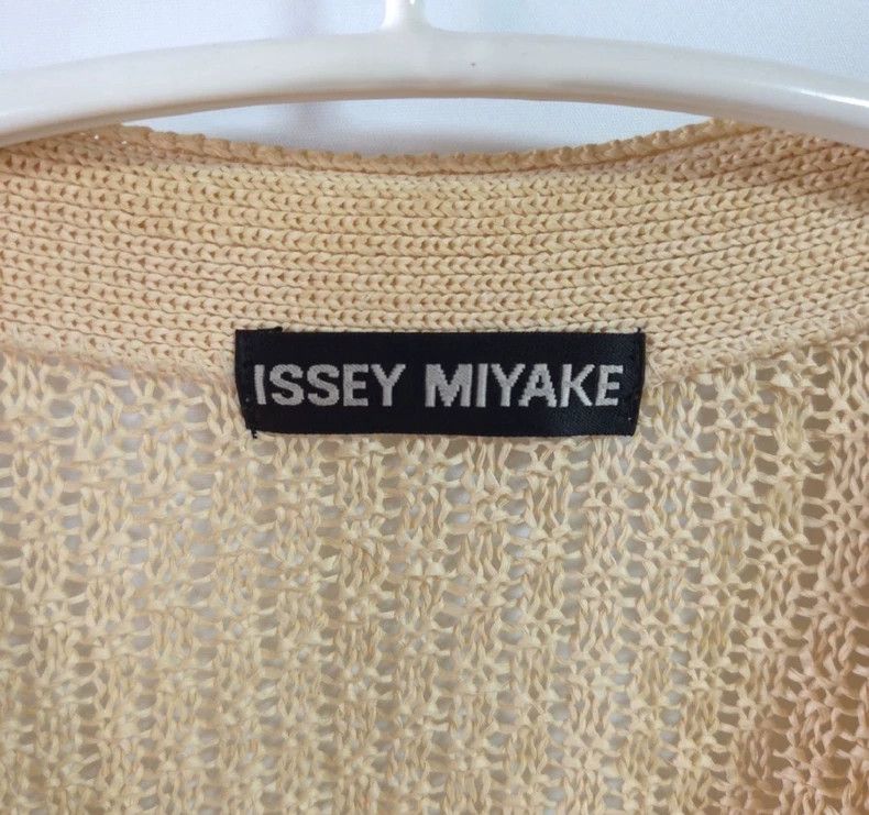 Issey Miyake Issey Miyake Yellow linen knitted cardigan Size M / US 6-8 / IT 42-44 - 5 Thumbnail