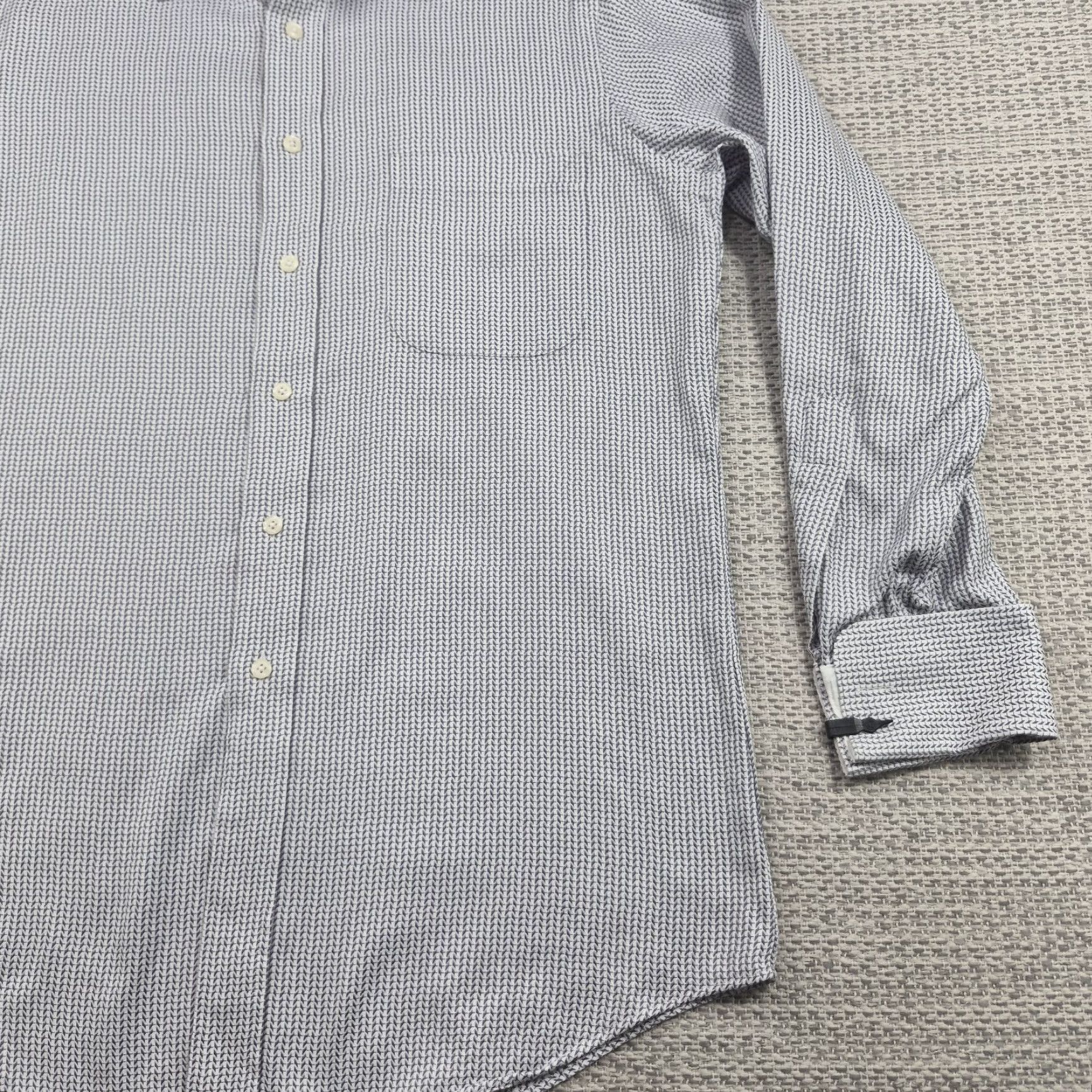 Vintage Paul Fredrick Shirt Mens 15.5 33 Regular Fit Button Up French Cuff Dress Shirt Size 42R - 2 Thumbnail