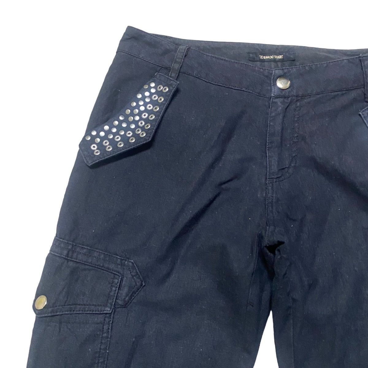 Tornado Mart Vintage Tornado Mart Flare Pants Linen Size 29" - 4 Thumbnail