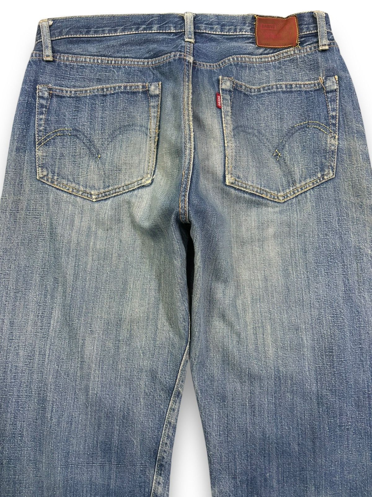 BARNS OUTFITTERS Vintage 90s Barns Japan Selvedge Mud Wash Loose Fit Jeans Size US 32 / EU 48 - 12 Thumbnail