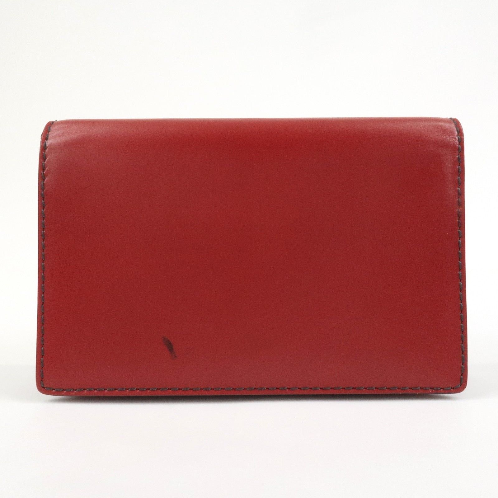 Christian Dior Monsieur Christian Dior J'Adior Calfskin Wallet On Chain Red Size ONE SIZE - 2 Thumbnail
