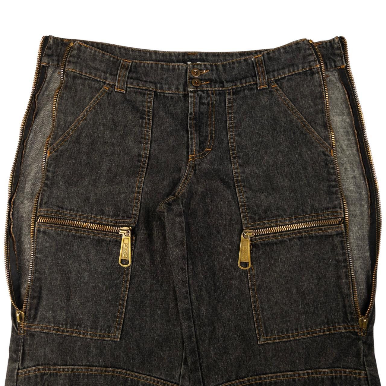 Dolce & Gabbana Vintage Dolce & Gabbana Multi Pocket Jeans Size W35 Size US 35 - 7 Thumbnail