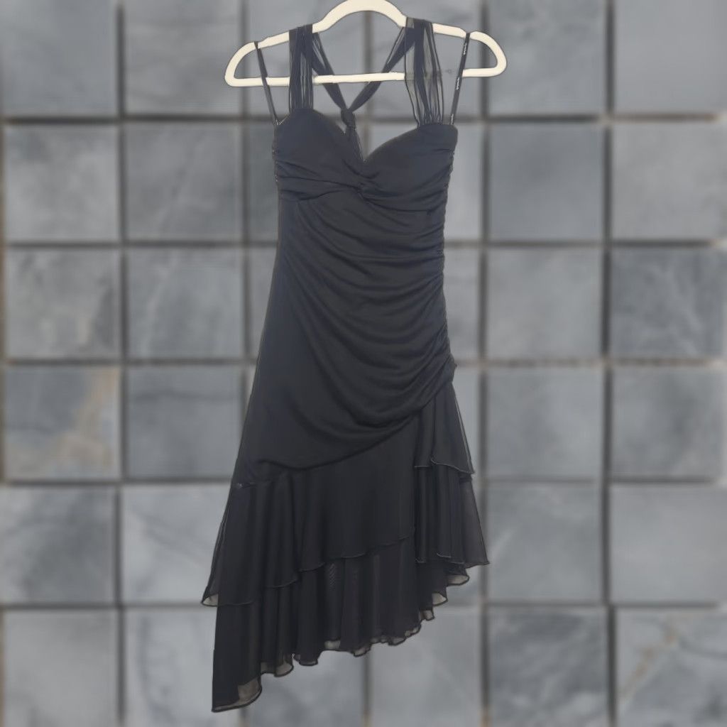 Vintage VINTAGE My Michelle Dress Halter Midi Size S / US 4 / IT 40 - 1 Thumbnail