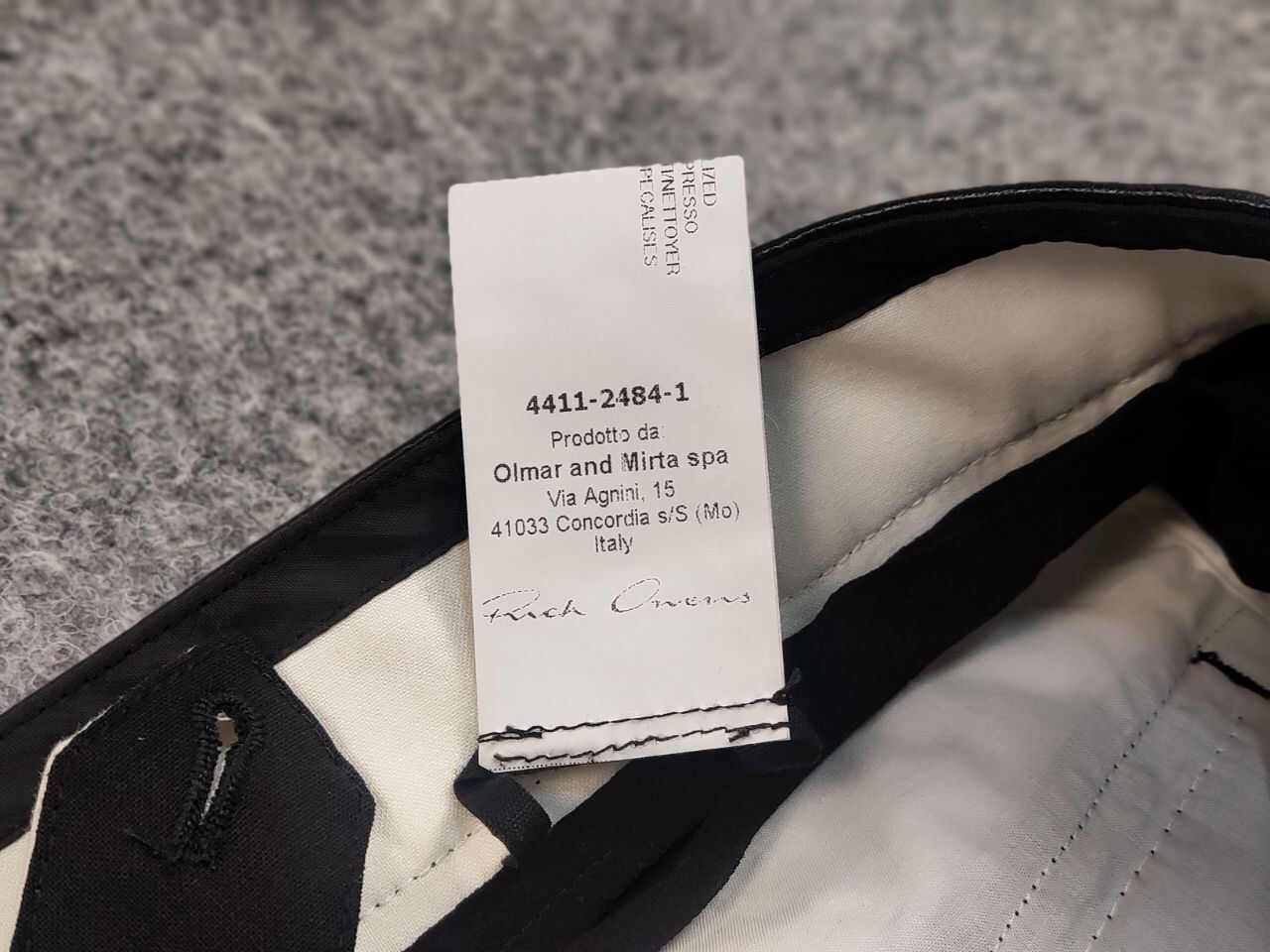 Rick Owens Rick Owens Astaires stretch Wool cropped pantalone Pants Size US 32 / EU 48 - 13 Thumbnail