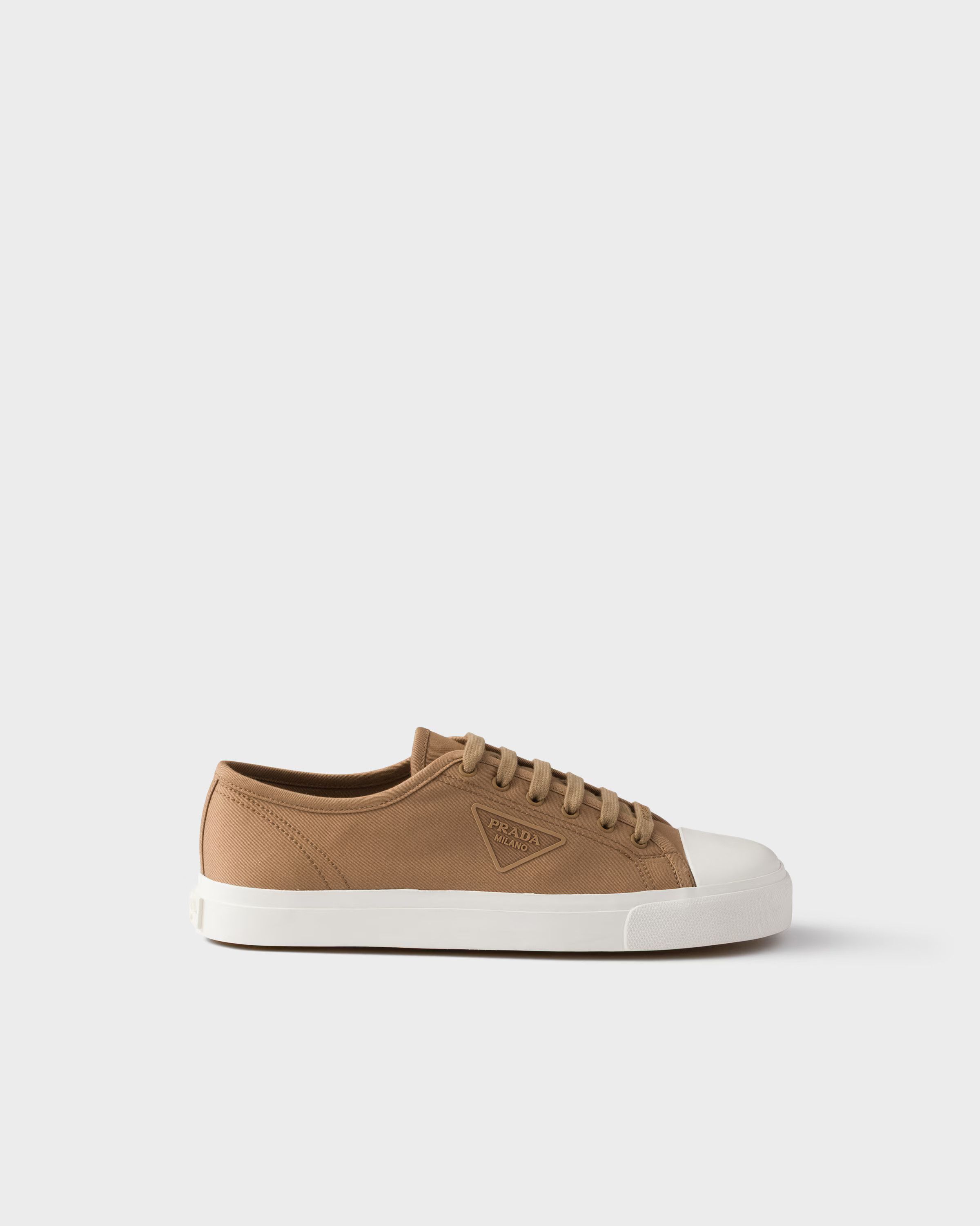 Prada o1la1rc1a0925 Cork Fabric Sneakers in Beige/White Size US 9 / EU 42 - 1 Thumbnail