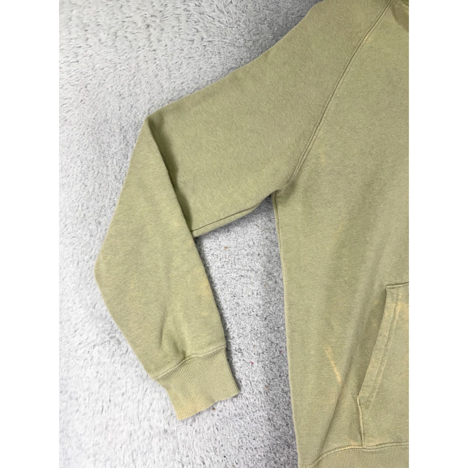 The North Face VINTAGE The North Face Hoodie Shirt Women M Green Logo Pocket Small Flaw Size M / US 6-8 / IT 42-44 - 3 Thumbnail