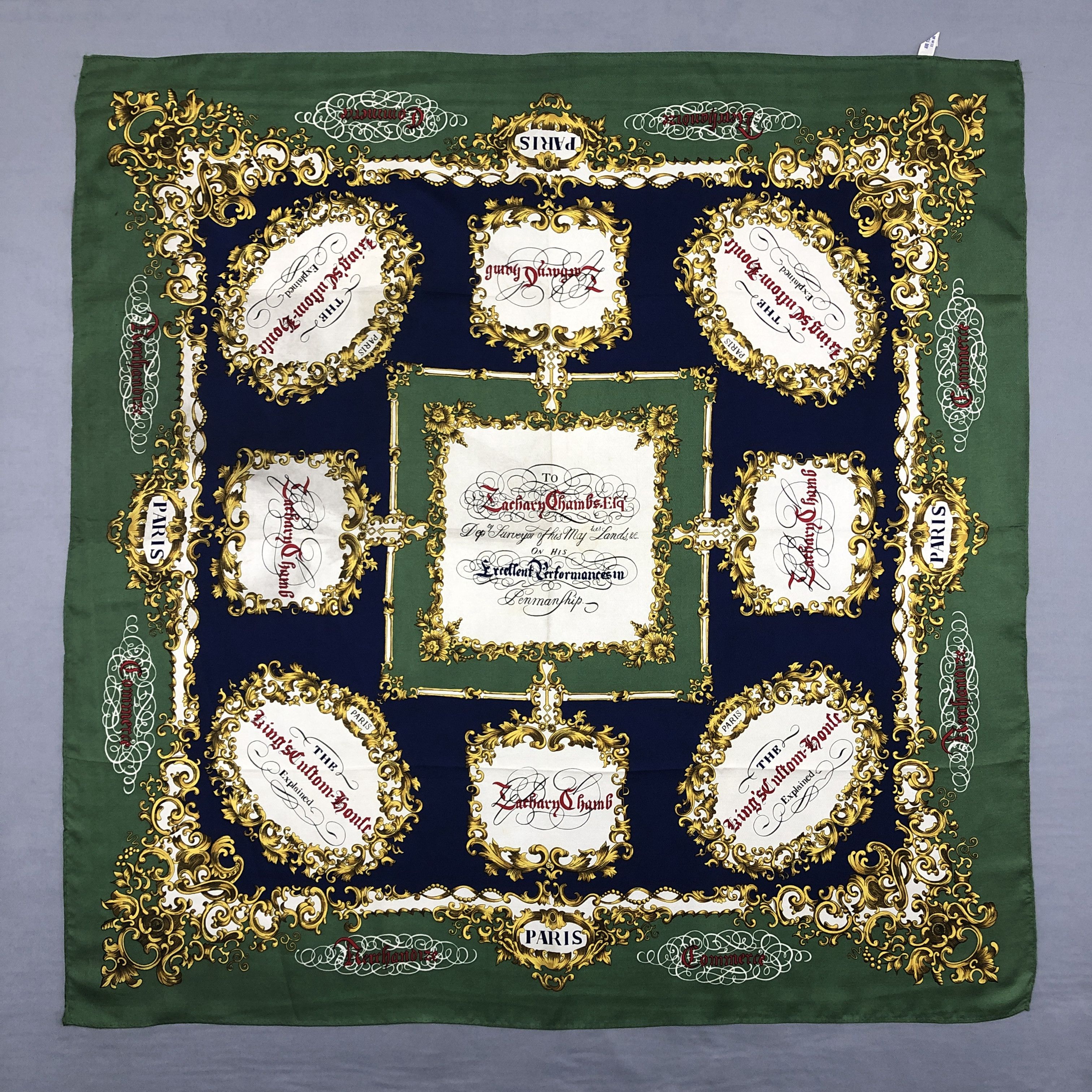 Japanese Brand × Vintage Vintage SILK Scarf Twill Stole Wraps Scarves Size ONE SIZE - 4 Thumbnail