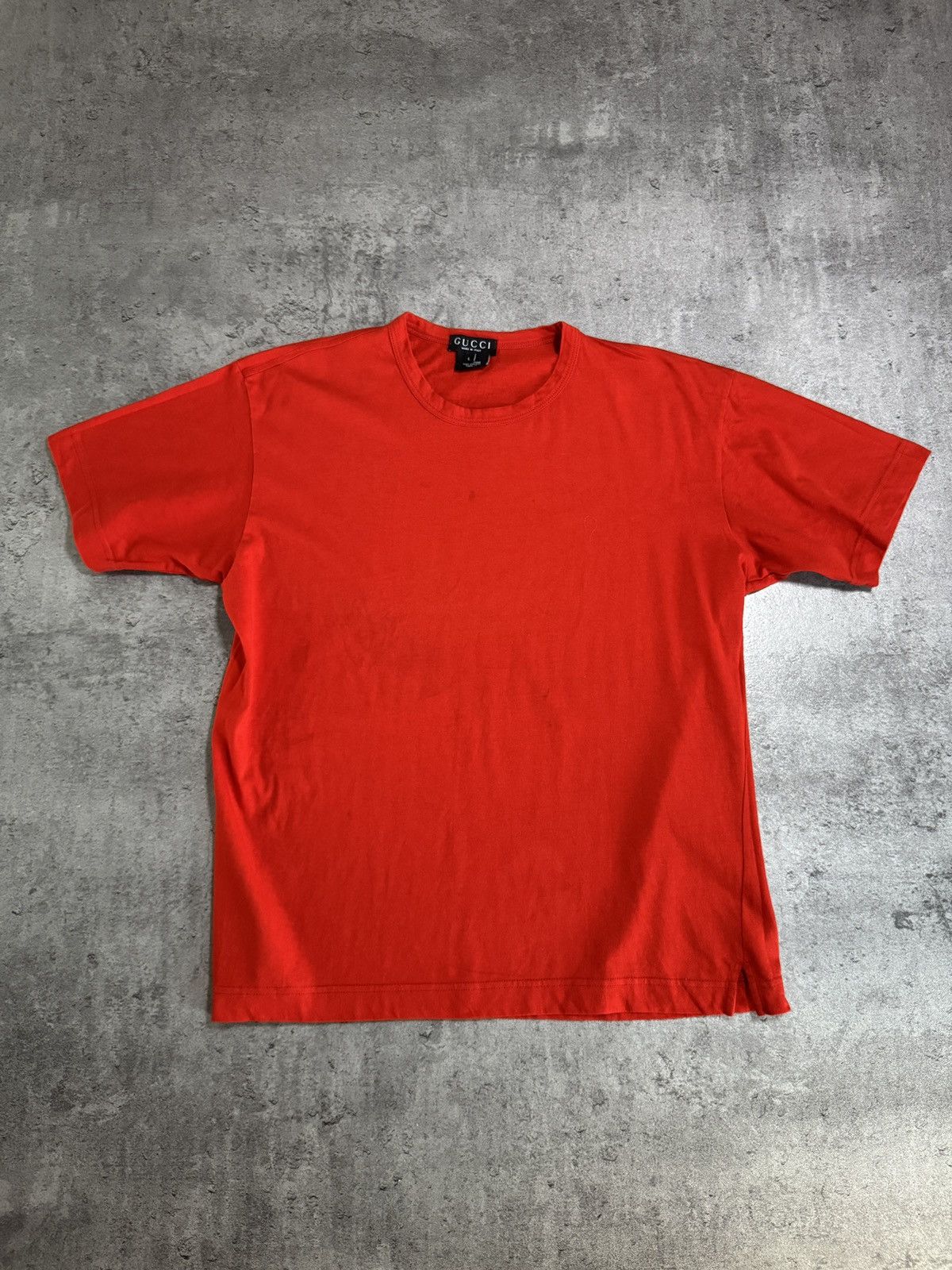 Designer × Gucci × Vintage Gucci Parfums Tees Vintage Made in Italy Logo Red Size US S / EU 44-46 / 1 - 4 Thumbnail