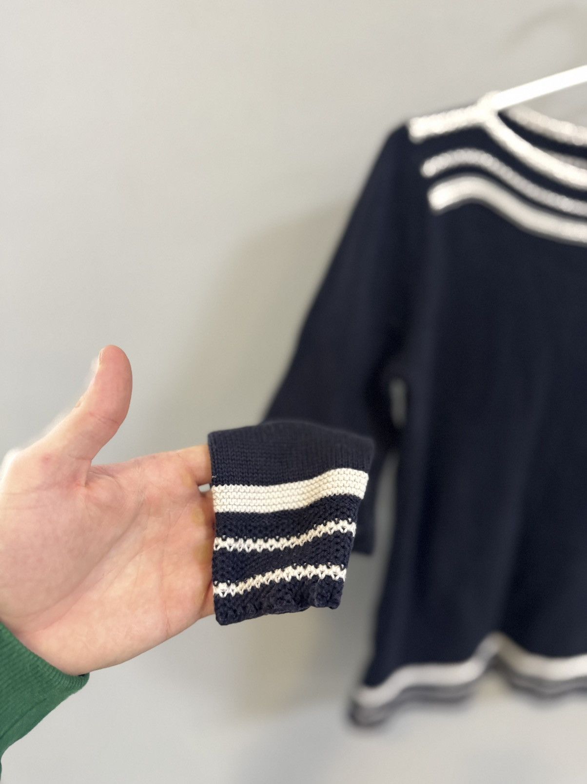 Salvatore Ferragamo × Vintage Vintage Salvatore Ferragamo knitwear sweater Size L / US 10 / IT 46 - 4 Thumbnail