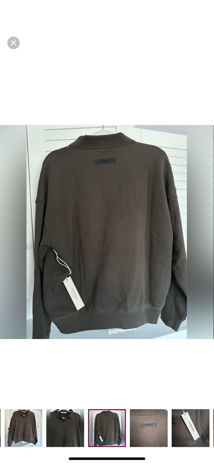 Essentials Essentials Long Sleeve Polo Size S / US 4 / IT 40 - 4 Thumbnail