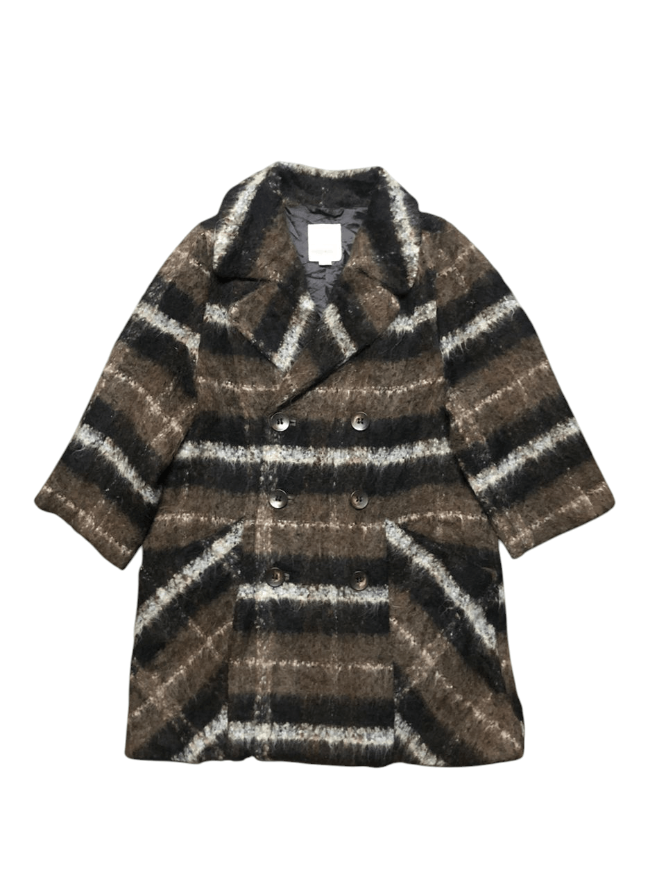Diesel Diesel Checked Mohair Double Breasted Overcoat Size XS / US 0-2 / IT 36-38 - 2 Thumbnail