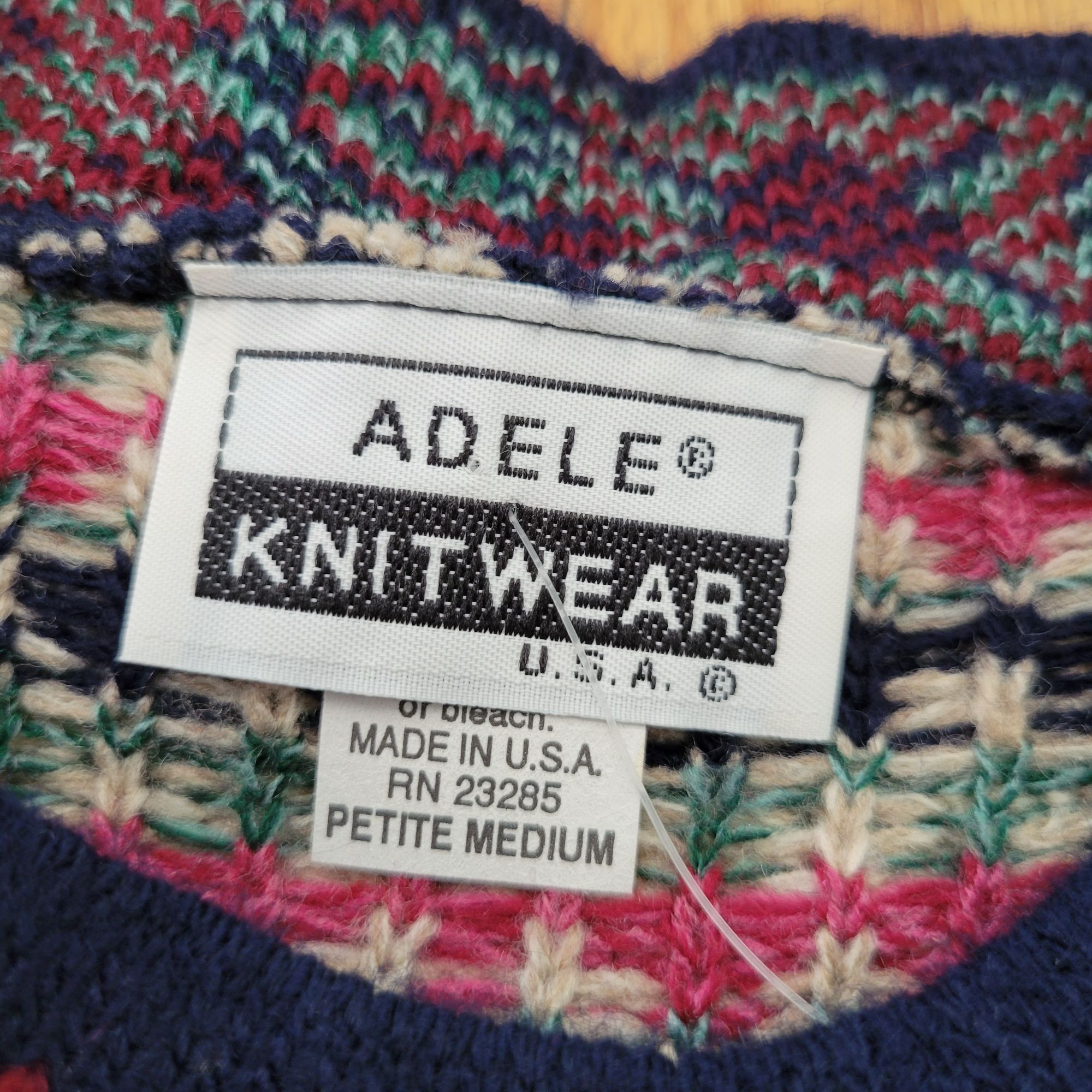 Other Adele Patchwork Sweater PM USA Multicolor Winter Layering Ov Size M / US 6-8 / IT 42-44 - 2 Thumbnail
