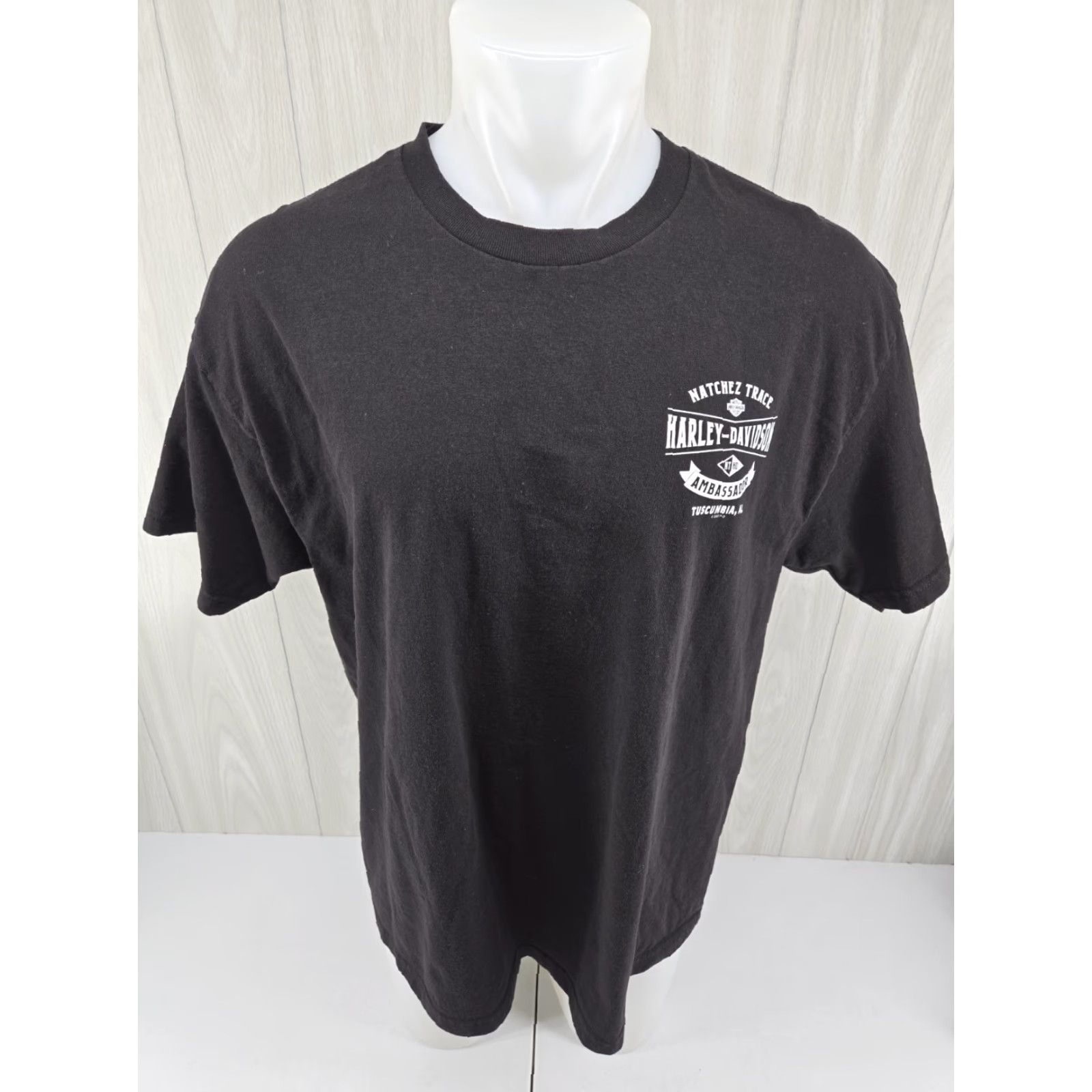 Harley Davidson Harley-Davidson T-Shirt Men XL Black Distressed Logo Size US XL / EU 56 / 4 - 3 Thumbnail