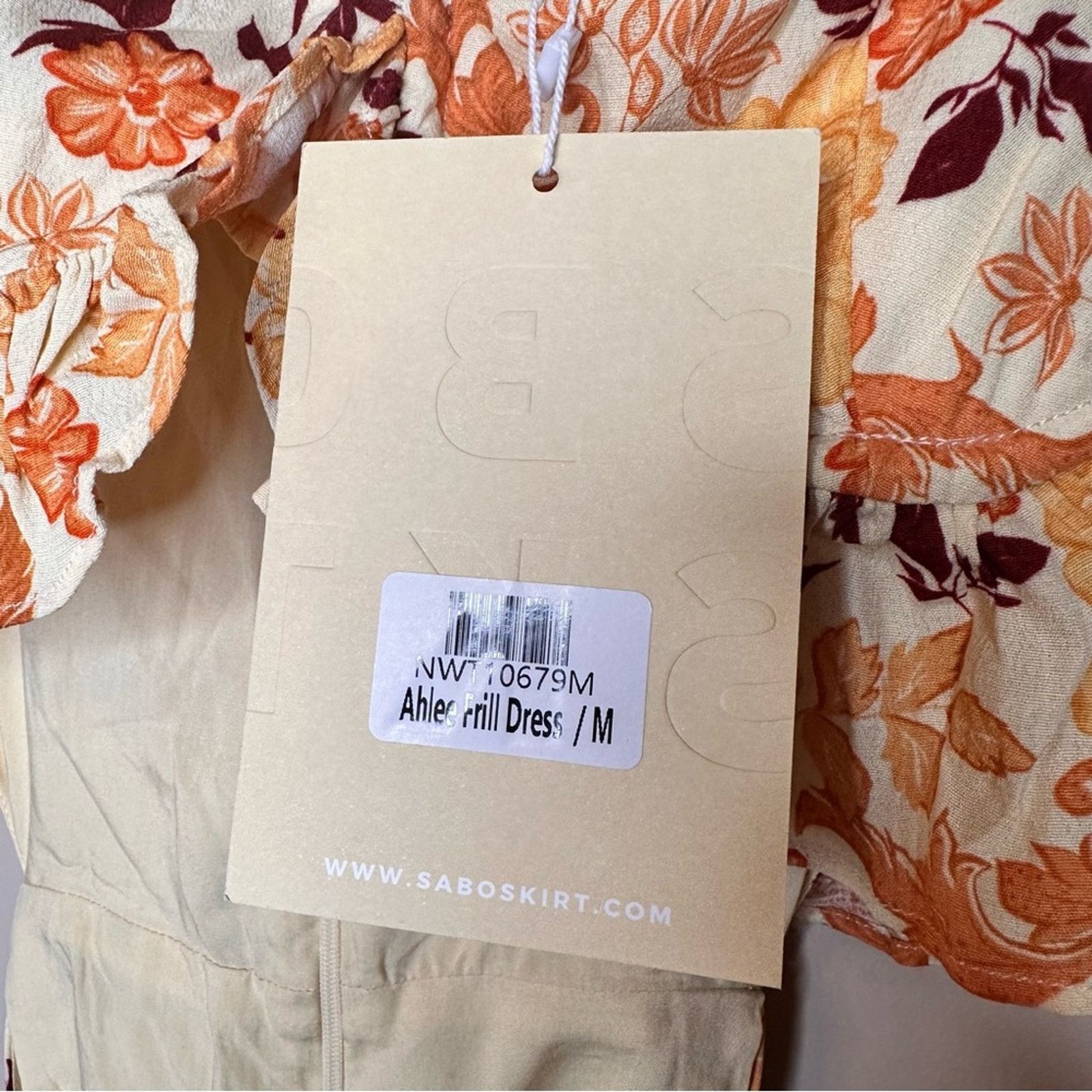 Other Sabo Skirt Australia Ahlee Floral Frill Mini Dress M NWT Size M / US 6-8 / IT 42-44 - 7 Thumbnail
