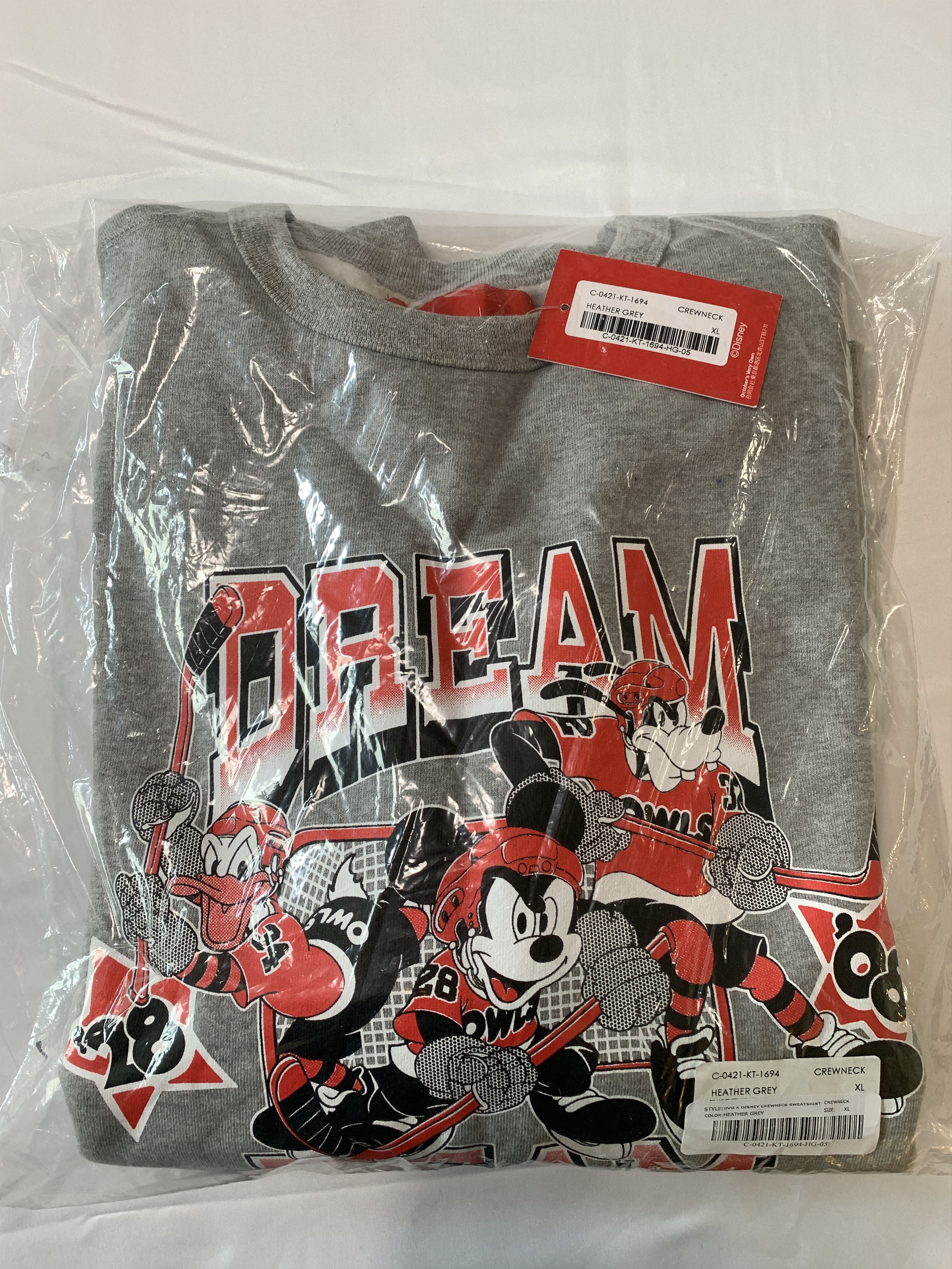 Disney OVO x Disney Dream Team Mickey Goofy & Donald Duck Crewneck Size US XL / EU 56 / 4 - 4 Thumbnail