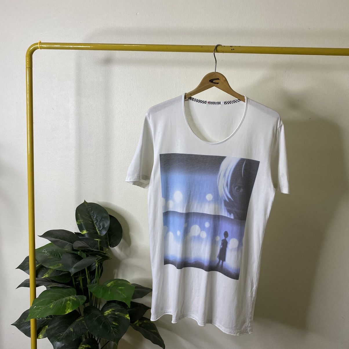 Anime Y2K Neon Genesis Evangelion Rei Ayanami T Shirt Size M / US 6-8 / IT 42-44 - 1 Thumbnail