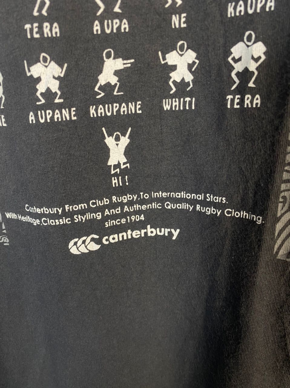 Canterbury of New Zealand Haka warcry printed tshirt by Canterbury Size US L / EU 52-54 / 3 - 7 Thumbnail
