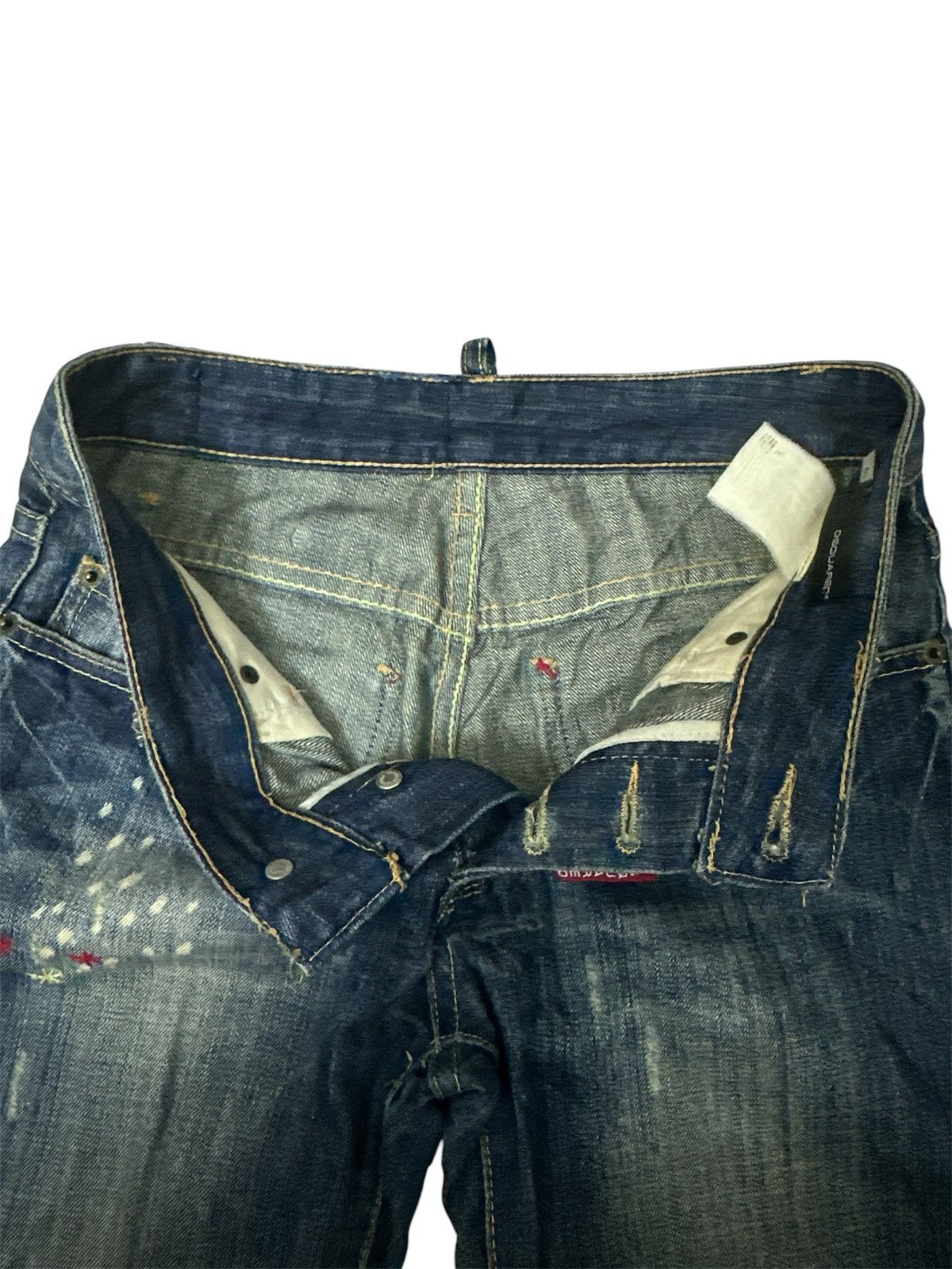 GOA 2000 Dsquared2 Distressed Y2K Goa Lgb Rick Owens Style Jeans Size US 28 / EU 44 - 8 Thumbnail