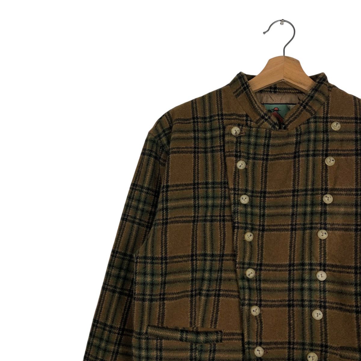 Japanese Brand 🔥VINTAGE CROPPED WOOL BIKER JACKET SABUROKU TARTAN DESIGN Size US M / EU 48-50 / 2 - 9 Thumbnail