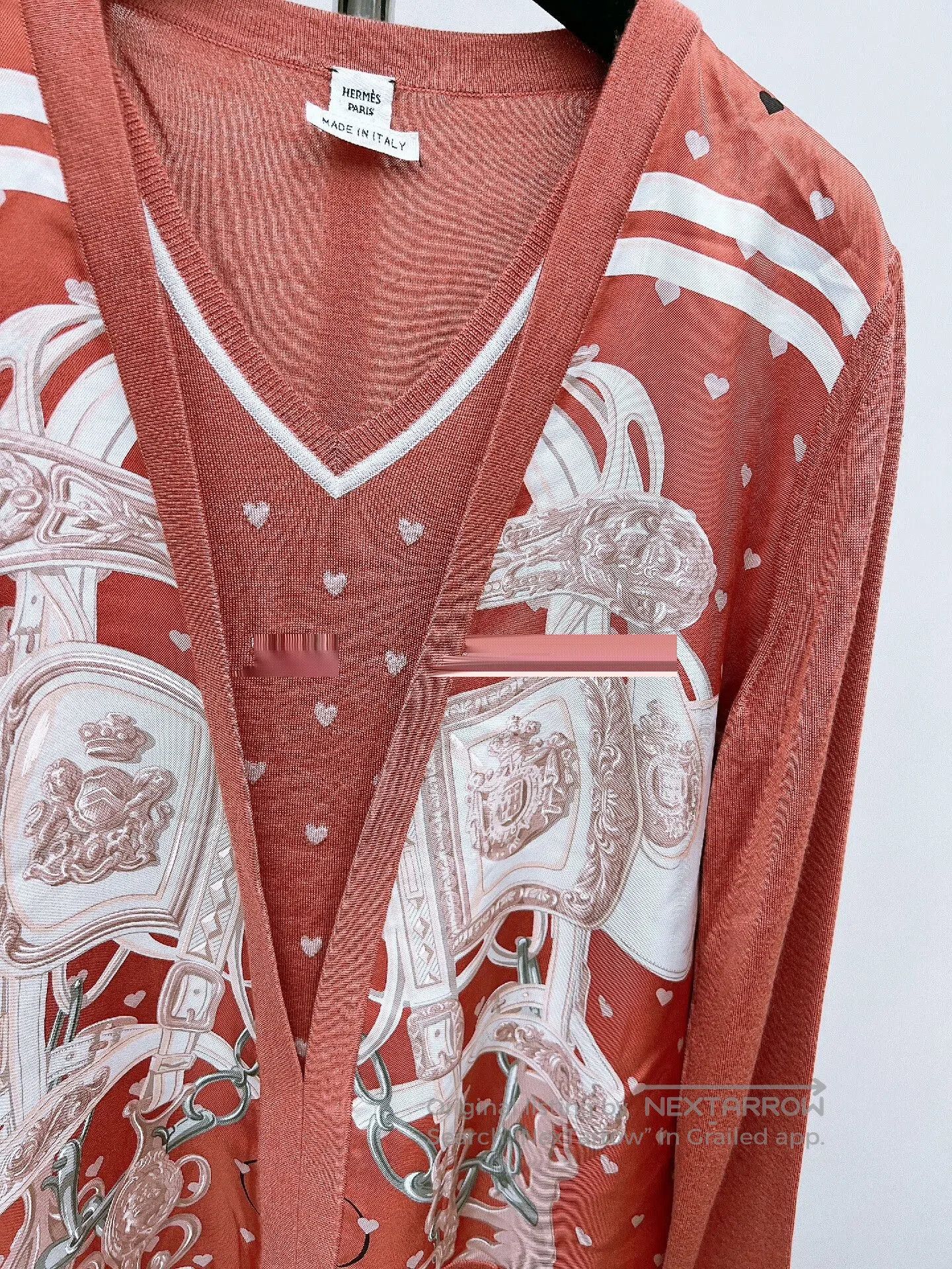 Hermes HERMES Twillaine Silk Cashmere Top. Size US S / EU 44-46 / 1 - 3 Thumbnail