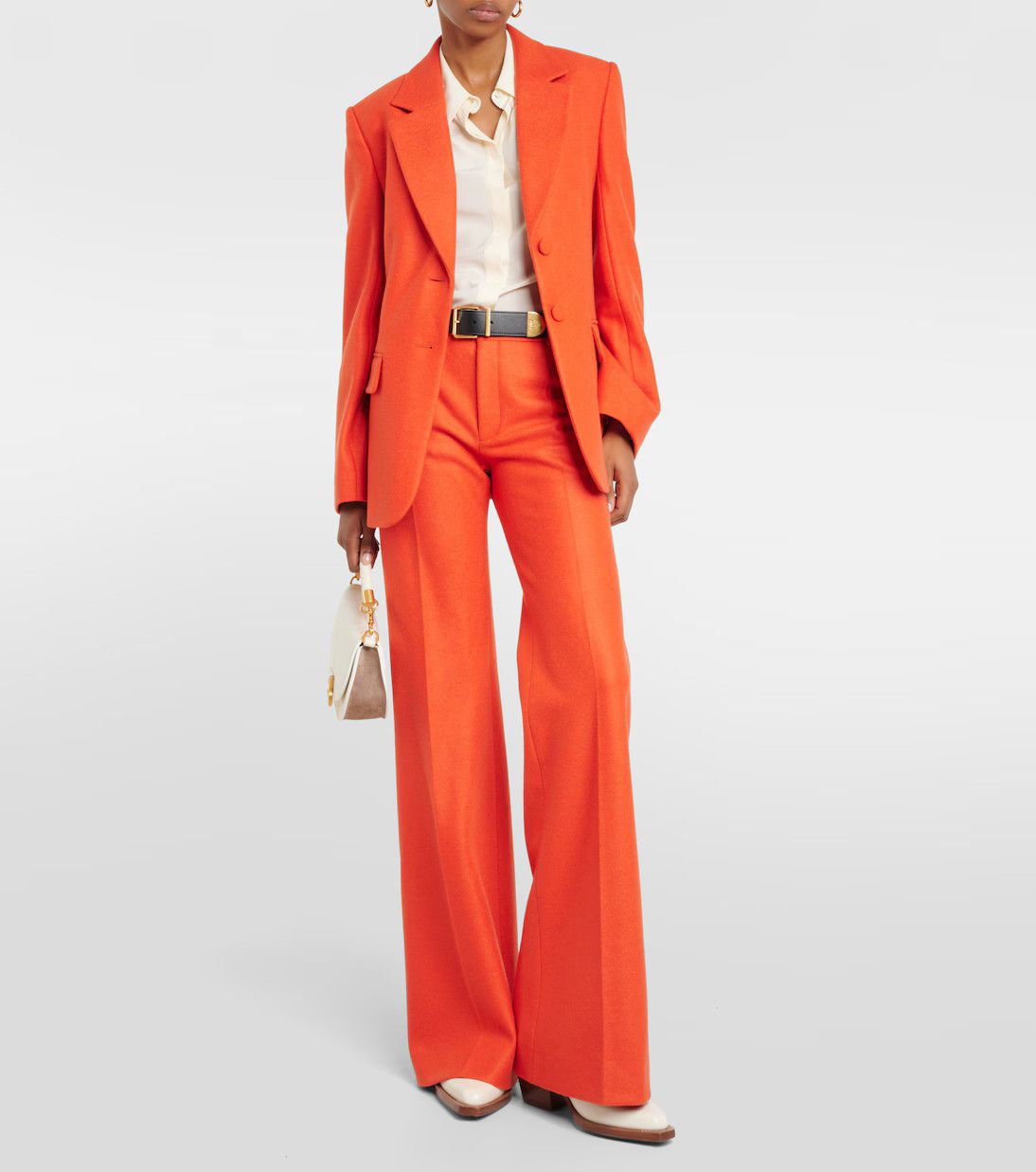 Chloe o1y0825 Blazer in Mandarin Size S / US 4 / IT 40 - 5 Thumbnail