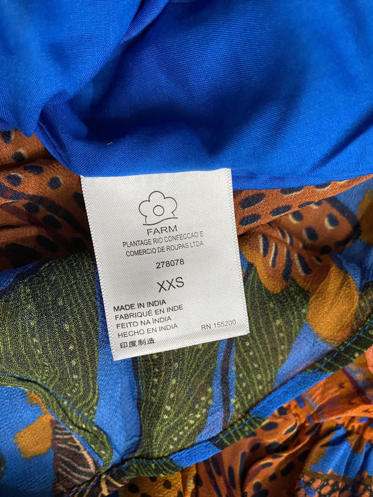 Farm Rio Farm Rio x Anthropologie Puff Sleeve Maxi Dress Carnival NWT Size XXS / US 00 / IT 34 - 11 Thumbnail