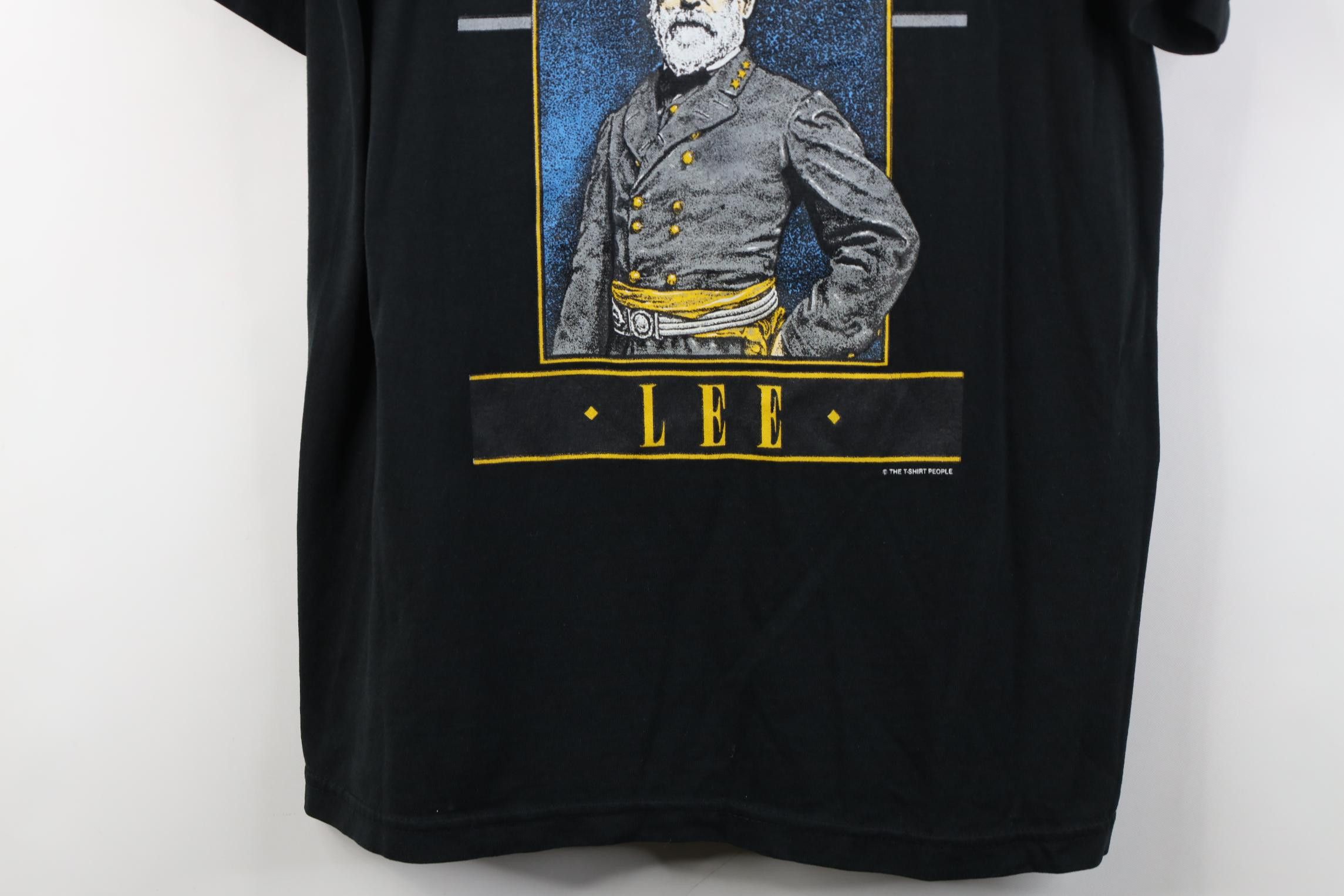 Vintage Vintage 80s 90s Civil War General Robert E Lee T-Shirt USA Size US L / EU 52-54 / 3 - 3 Thumbnail