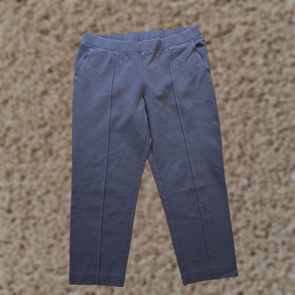 J.Crew J.CREW Pants Womens Large Blue Tapered Stretch Pull On Legging Capsule Casual Size 36" / US 14 / IT 50 - 1 Thumbnail