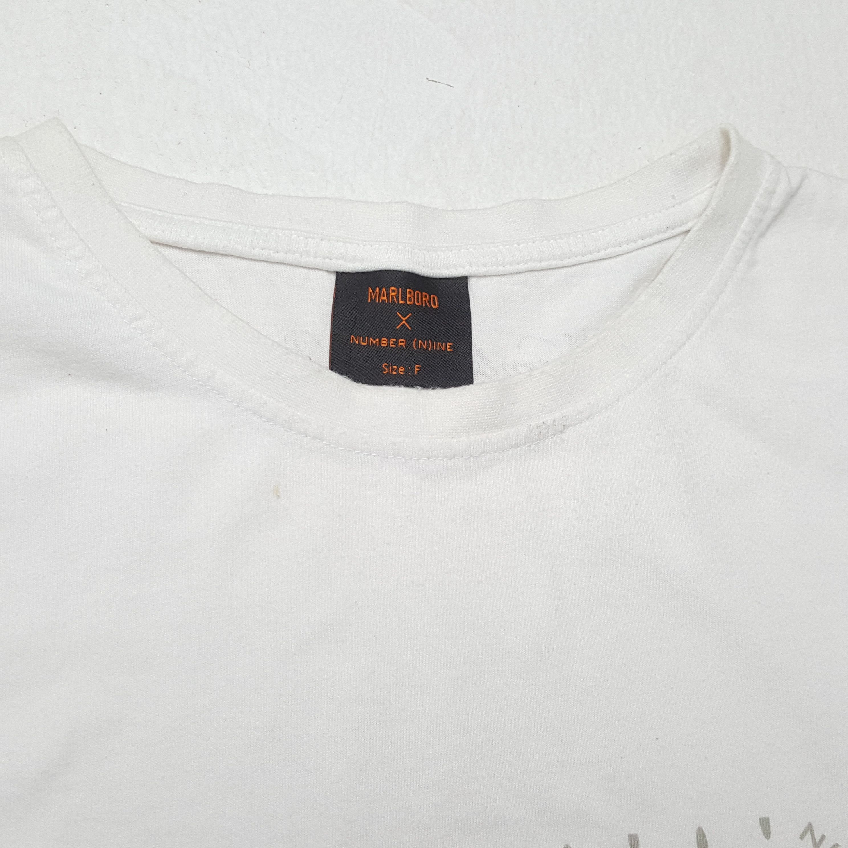 Marlboro × Number (N)ine × Vintage Vintage MARLBORO x NUMBER (N)INE Japan Fashion Brand T-Shirt Size US L / EU 52-54 / 3 - 7 Thumbnail
