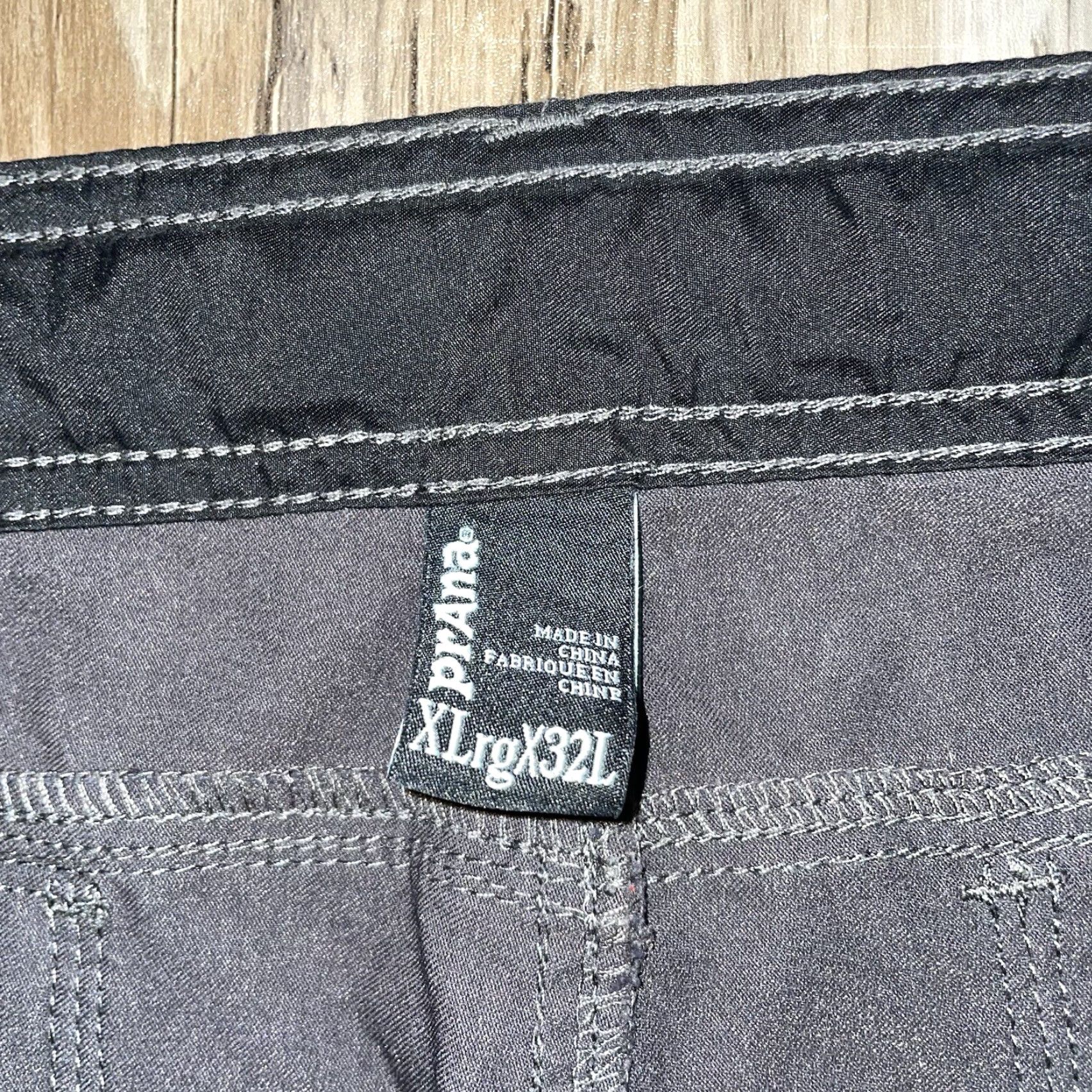 Prana VINTAGE PrAna Breathe Cargo Pants Mens XL 32 Gray Nylon Athletic Outdoor Size US 36 / EU 52 - 4 Thumbnail