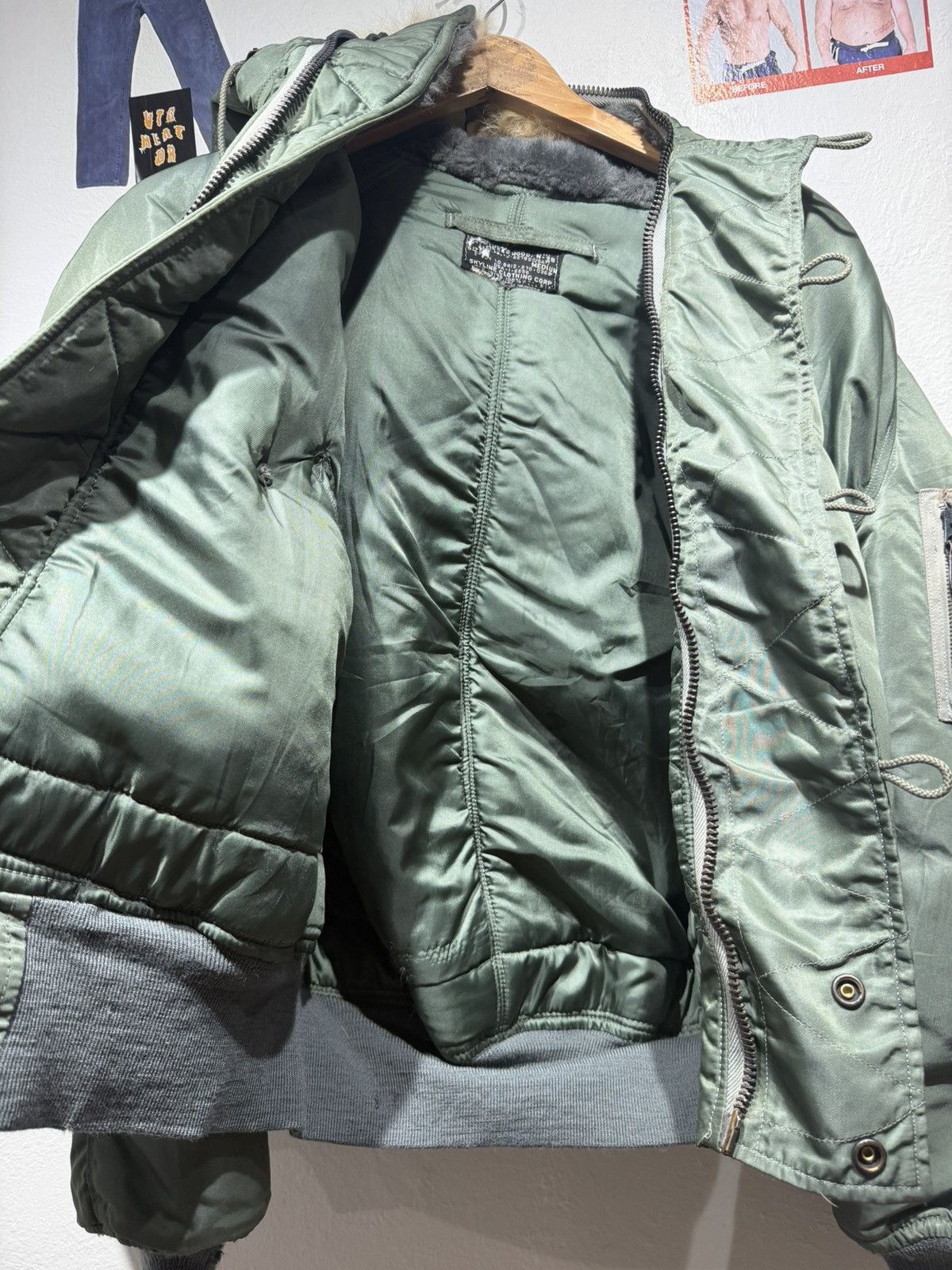 Vintage vintage 1960s U.S. Air Force N-2B flight jacket Size US M / EU 48-50 / 2 - 7 Thumbnail