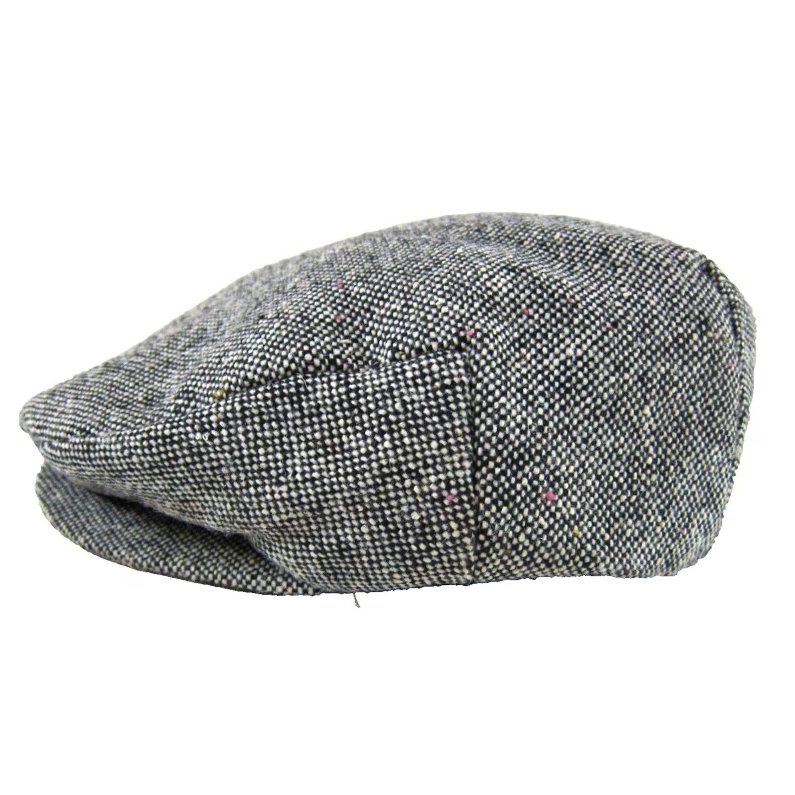 Vintage VINTAGE Dorfman Pacific Hat Newsboy Cabbie Gatsby Brown Wool Pink Speckled Large Mens Size ONE SIZE - 4 Thumbnail