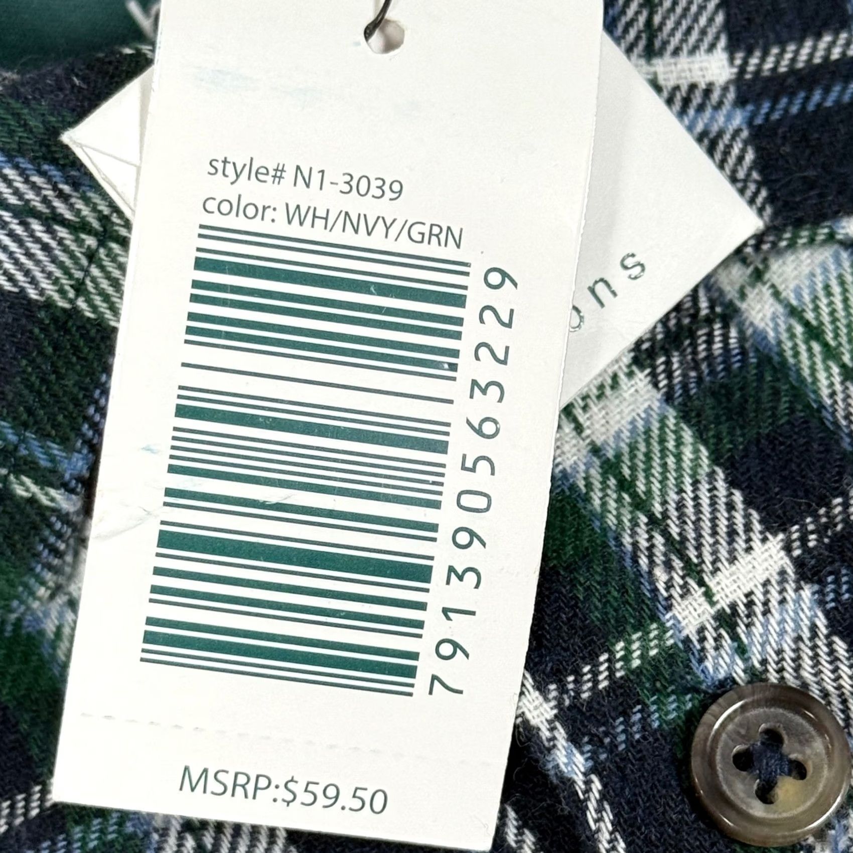 Vintage VINTAGE Bruno Supersoft Plaid Flannel Shirt XL Long Sleeve Button Up Mens Gift NWT Size US XL / EU 56 / 4 - 7 Thumbnail
