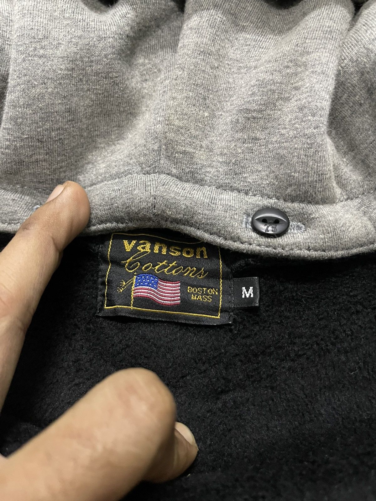 Vanson Leathers 2000s VANSON LEATHERS VARSITY HOODIE COTTON RARE Size US M / EU 48-50 / 2 - 11 Thumbnail