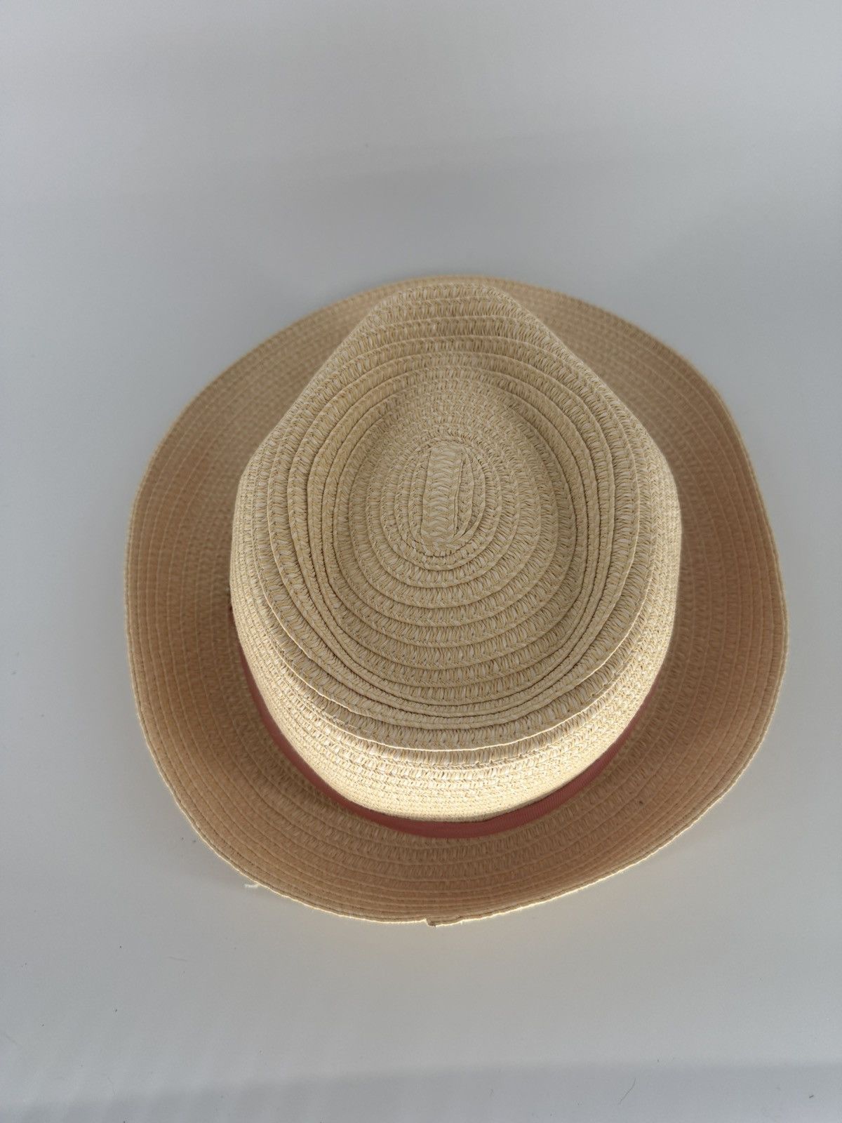 Disney Adult Walt Disney Parks Straw Fedora Hat Pink Ribbon Mickey Size ONE SIZE - 4 Thumbnail