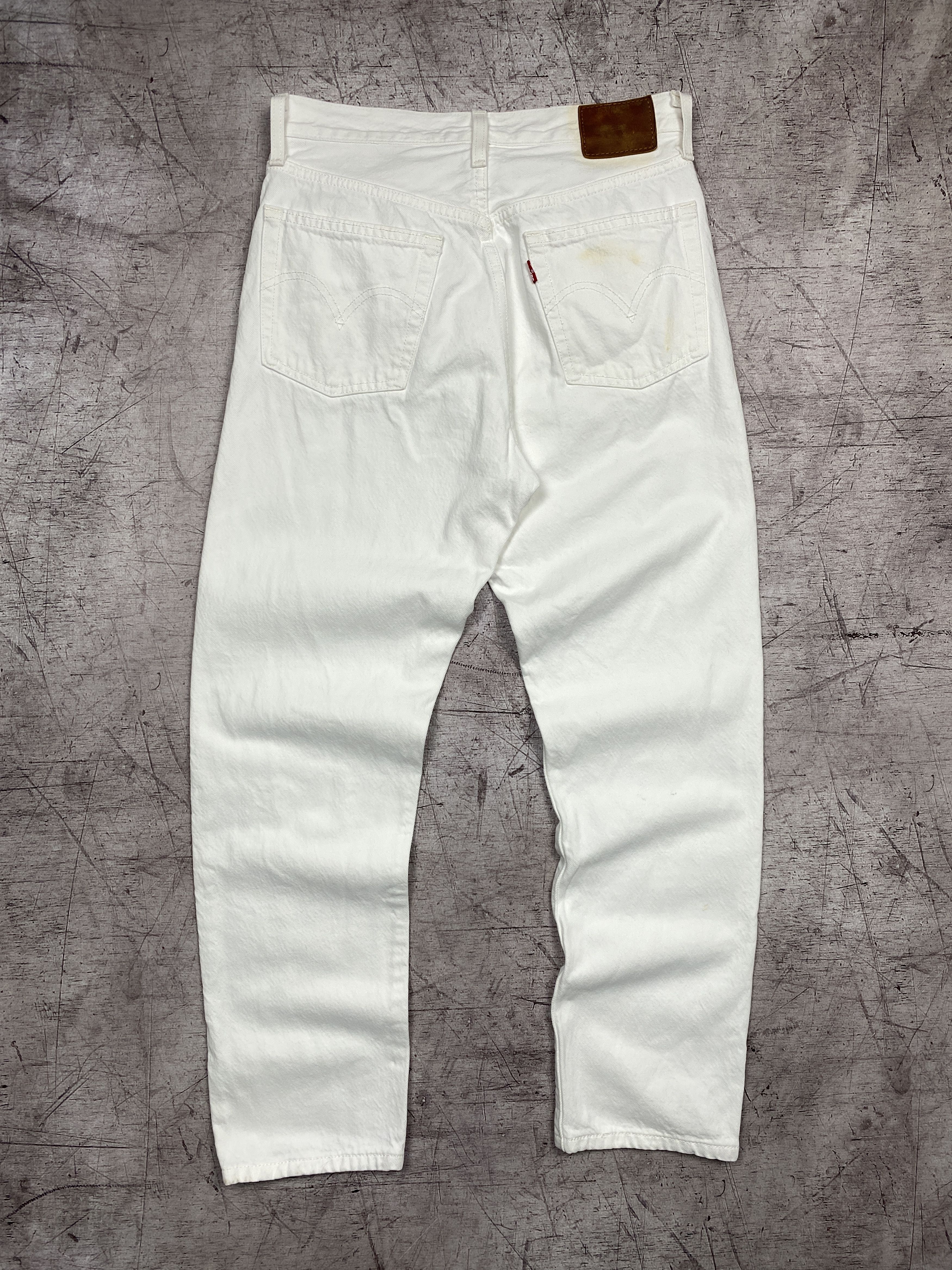 Levi's × Levi's Vintage Clothing Levis Womens White Denim Pants Jeans Size 27" / US 4 / IT 40 - 1 Thumbnail