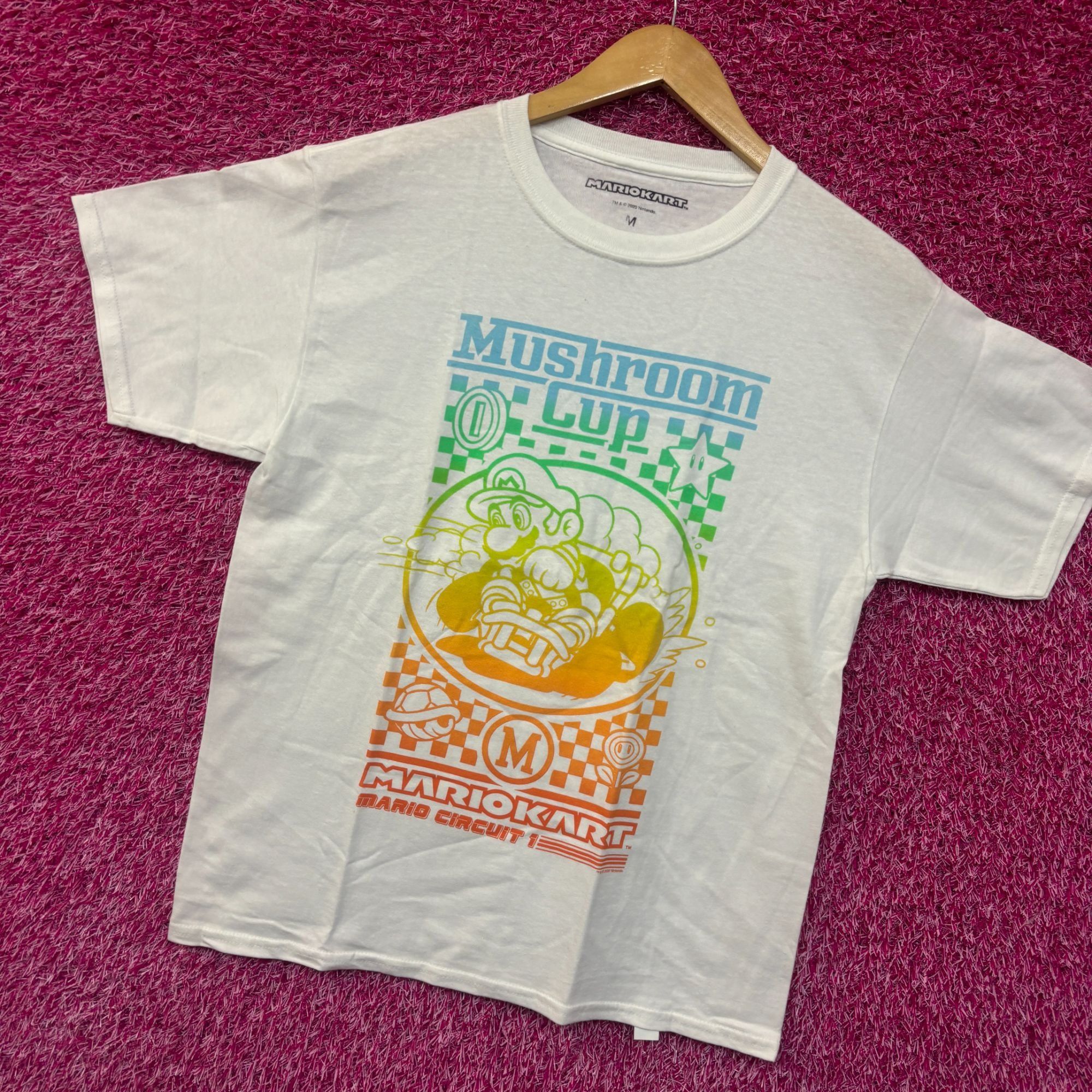 Nintendo Nintendo Mario kart mushroom cup tshirt size medium Size US M / EU 48-50 / 2 - 3 Thumbnail