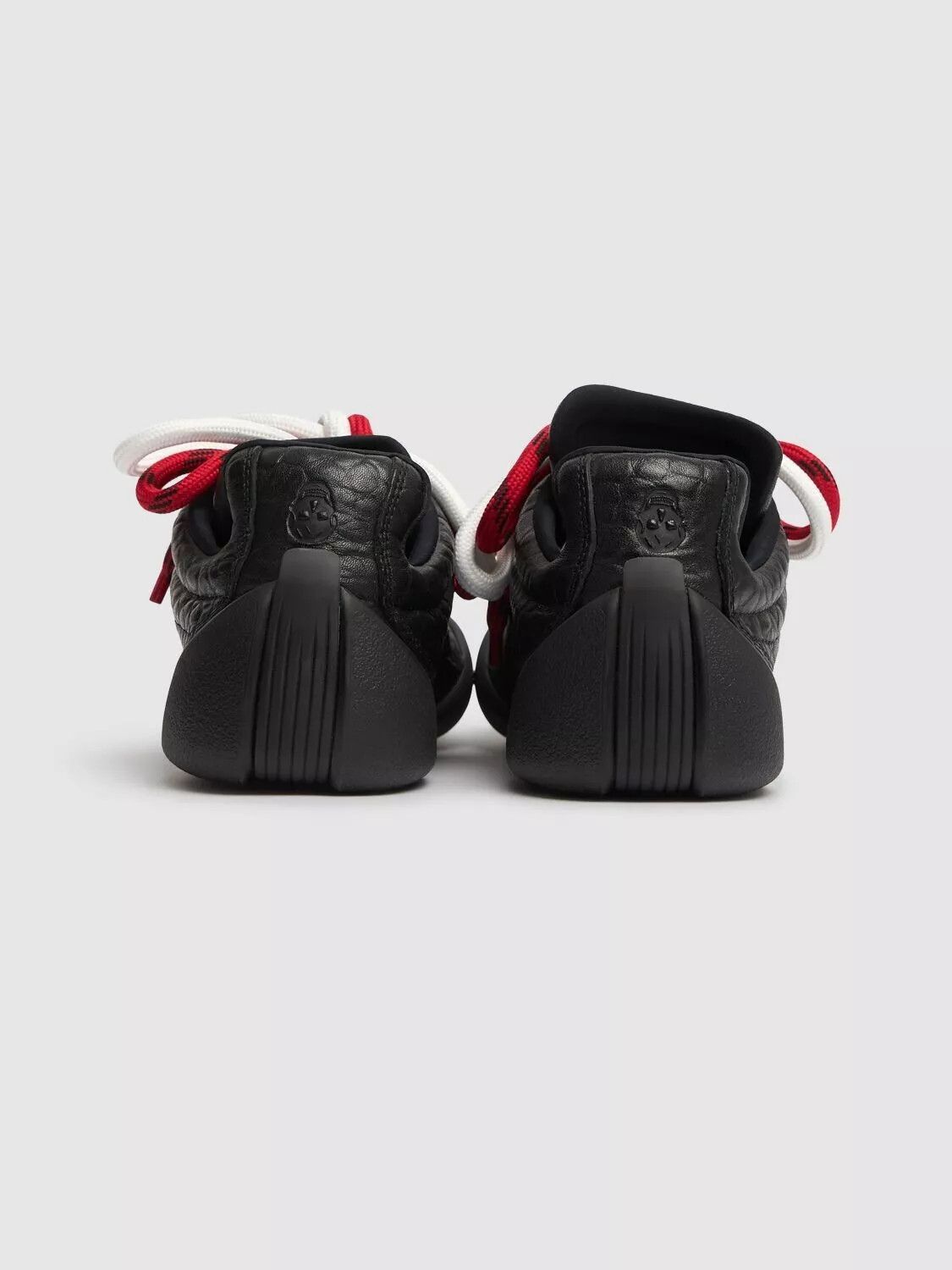 Alexander McQueen ALEXANDER MCQUEEN Flexion Men's Black Leather Sneakers Size US 5.5 / EU 38 - 3 Thumbnail